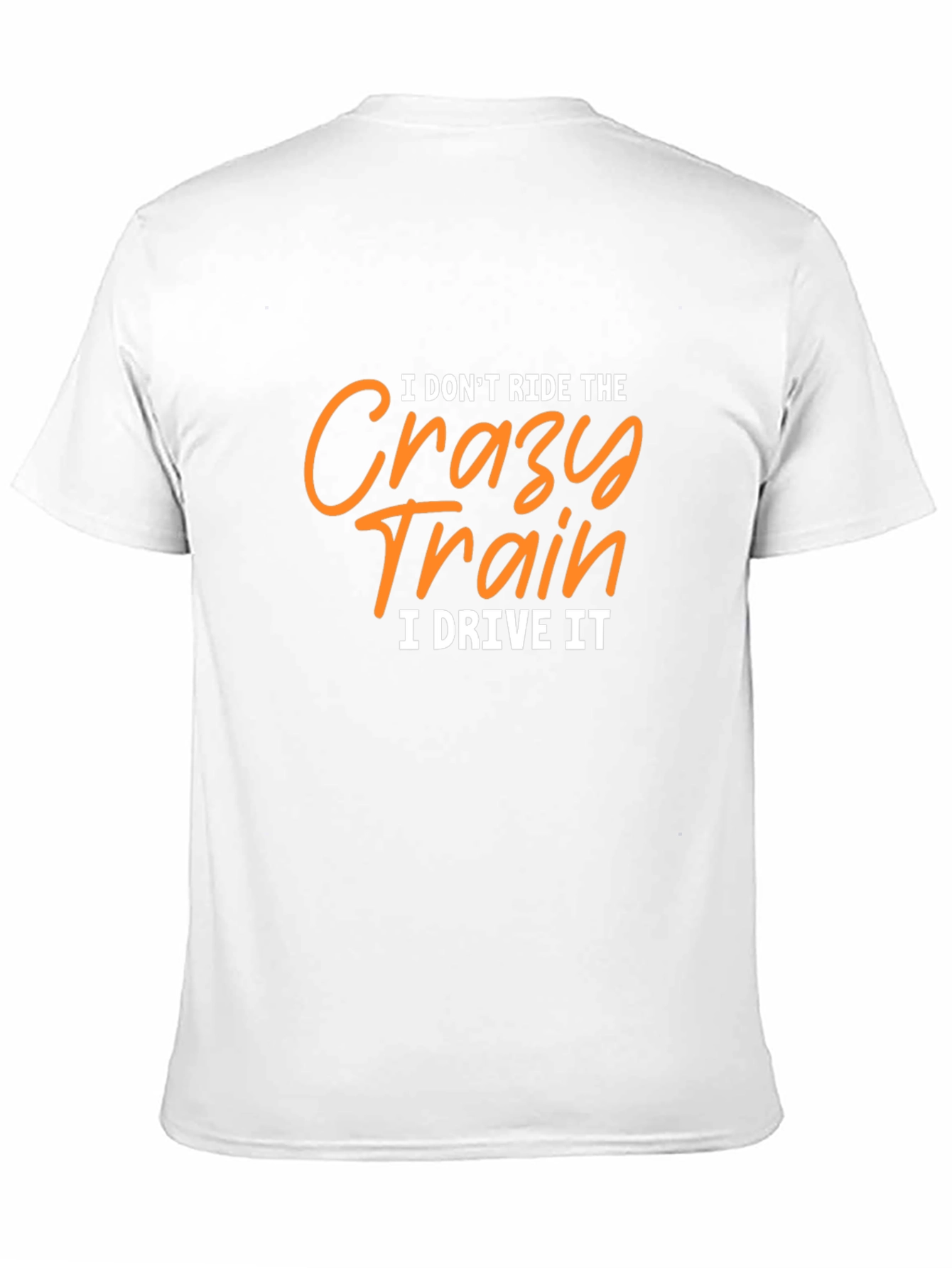 Crazy Train Driver Graphic Tee - Black Cotton T-Shirt