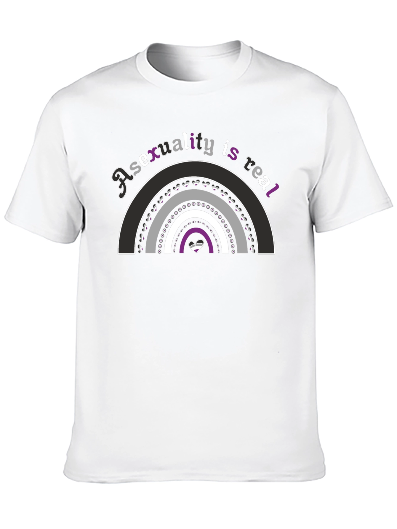 Asexuality Rainbow T-Shirt