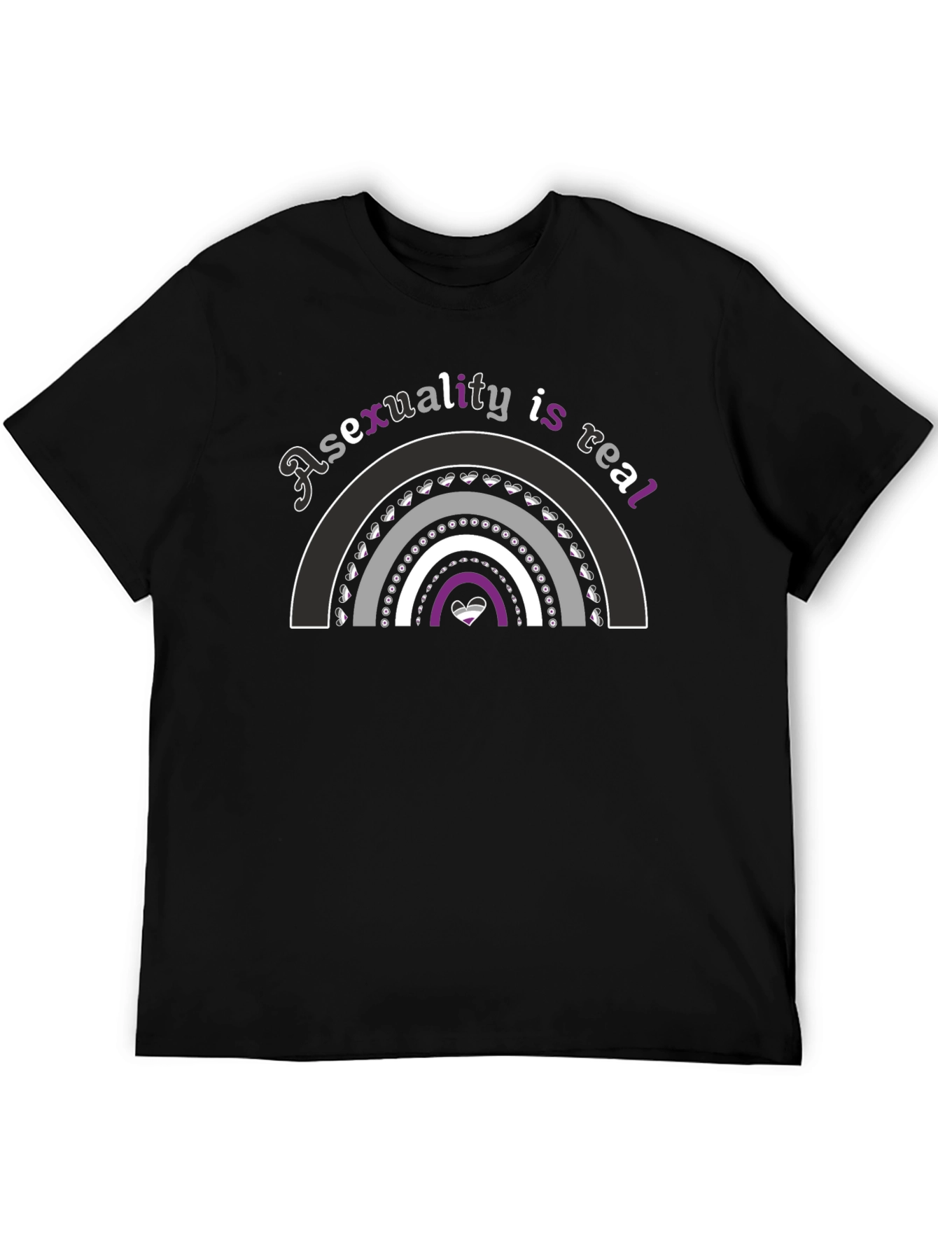 Asexuality Rainbow T-Shirt