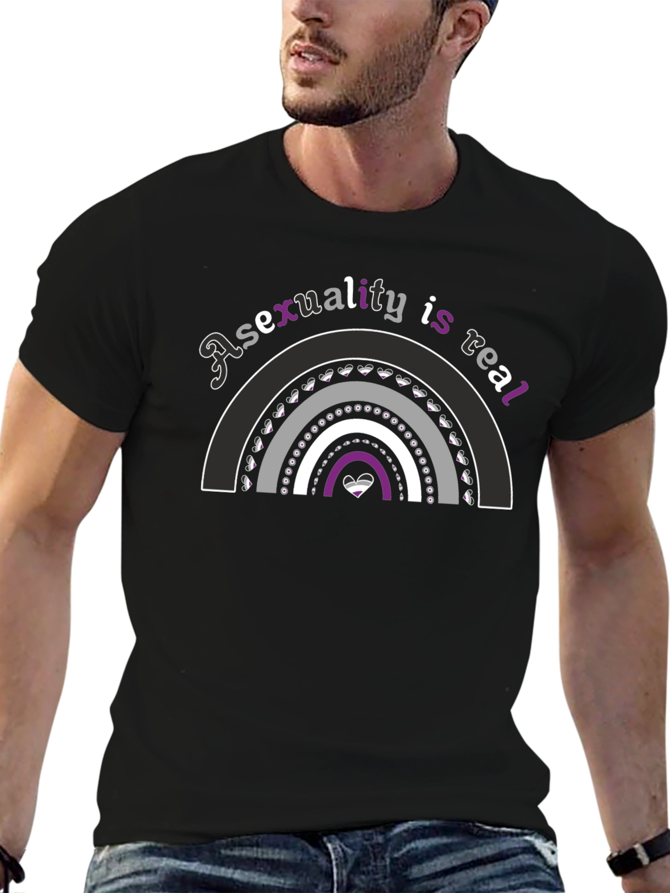 Asexuality Rainbow T-Shirt