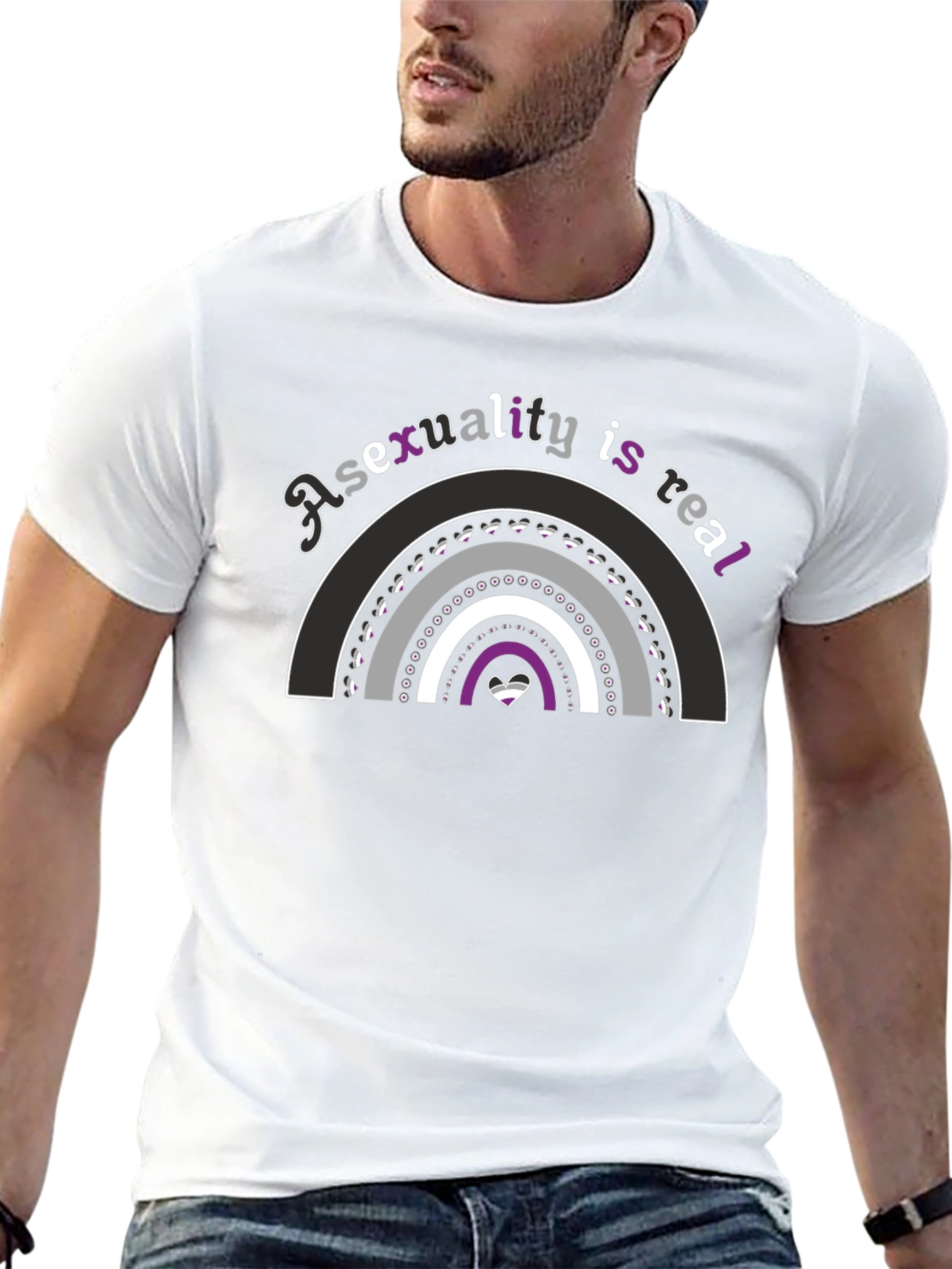 Asexuality Rainbow T-Shirt