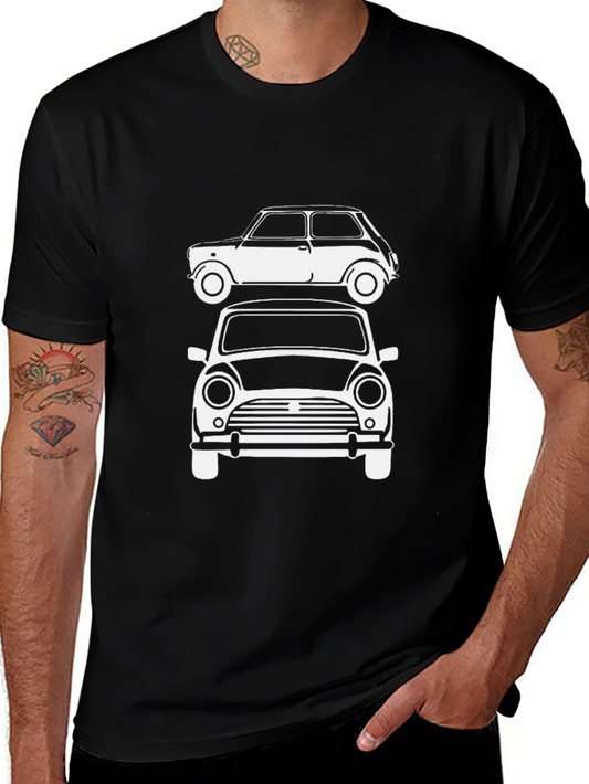 Classic Car Graphic T-Shirt - Retro Automotive Style