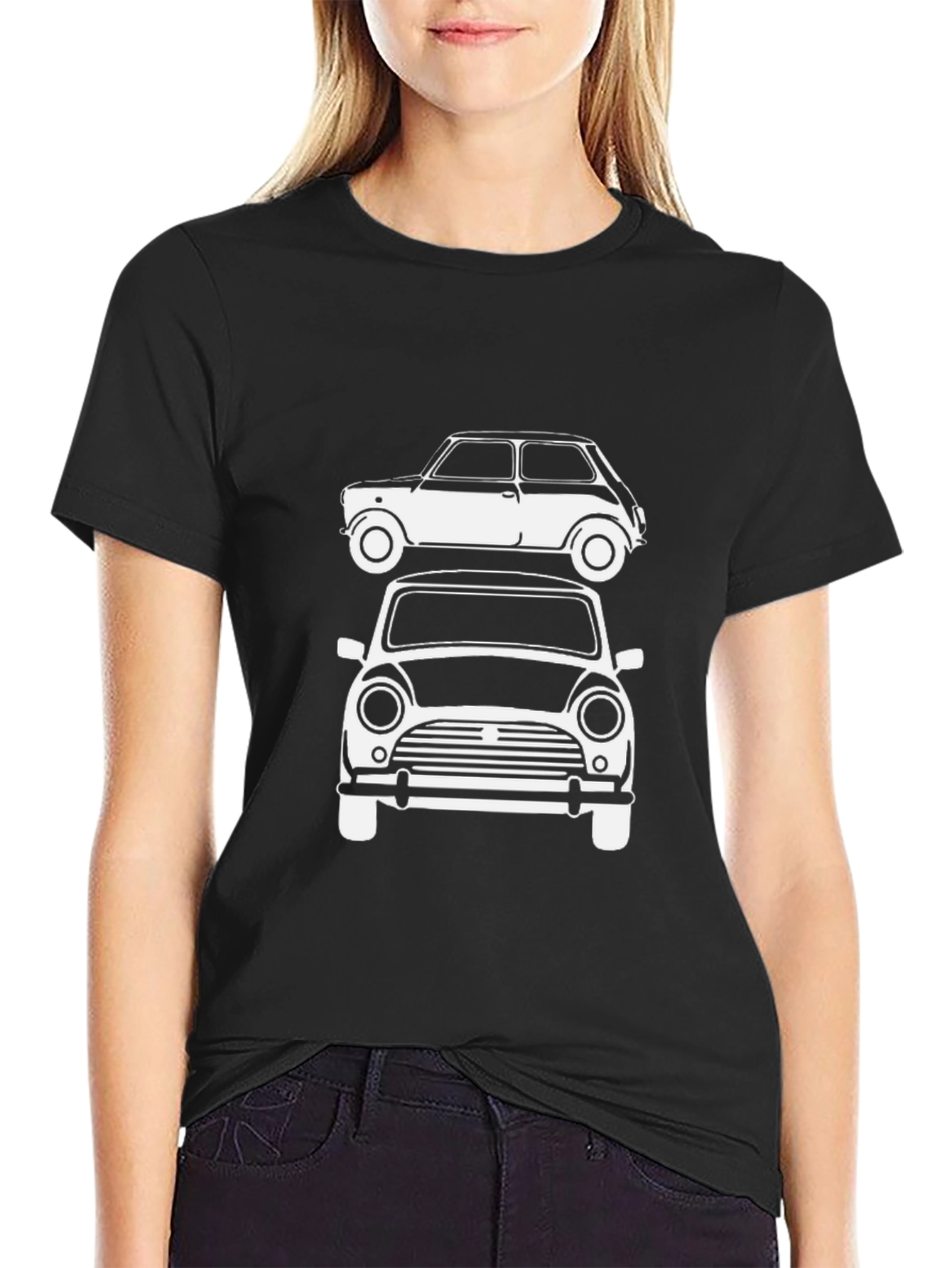 Classic Car Graphic T-Shirt - Retro Automotive Style