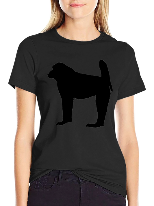 Baboon Silhouette Black T-Shirt