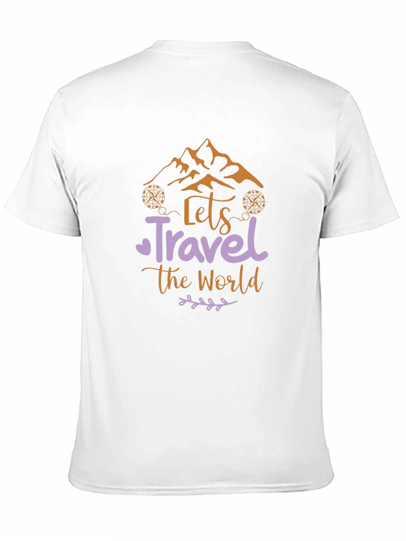 Lets Travel The World Tee - Mountain Adventure