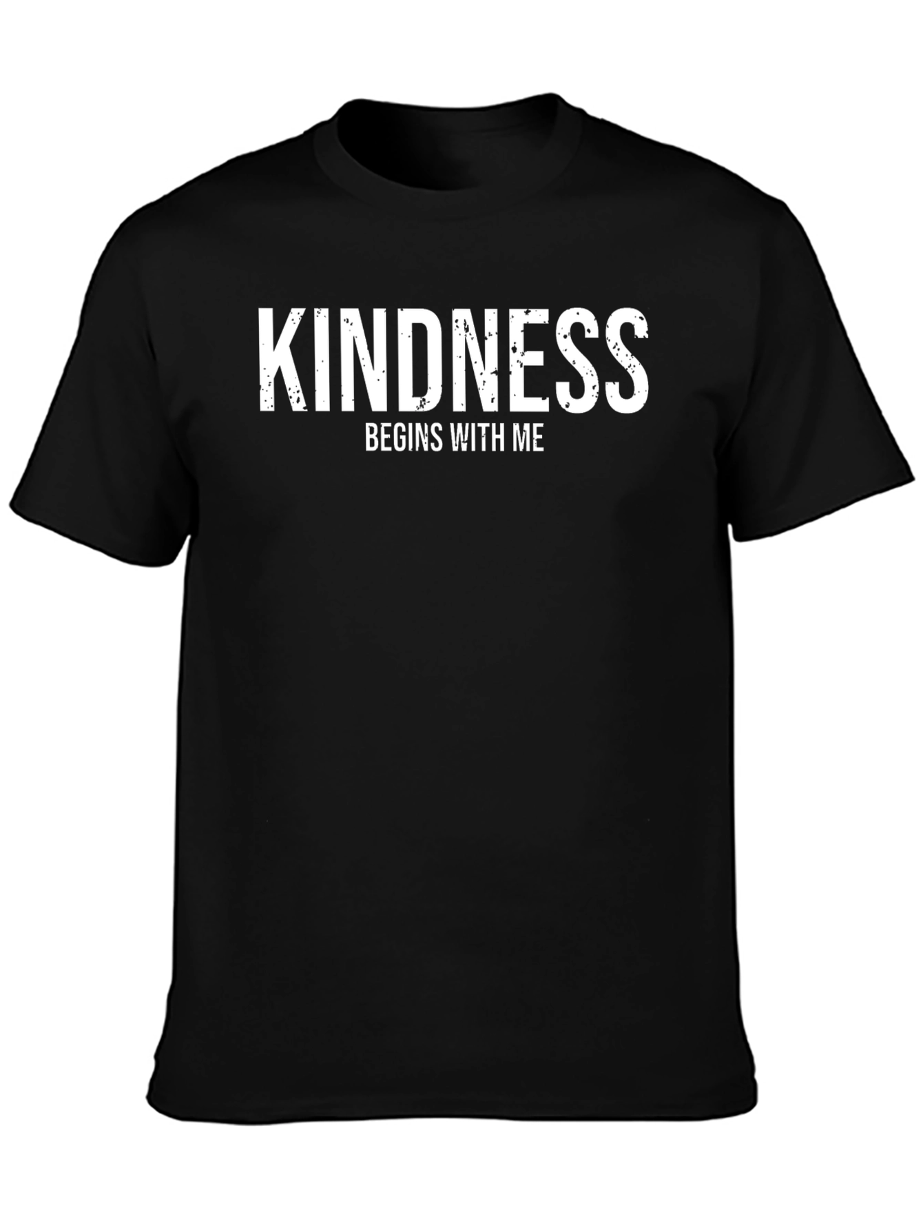 Kindness Begins With Me Black T-Shirt
