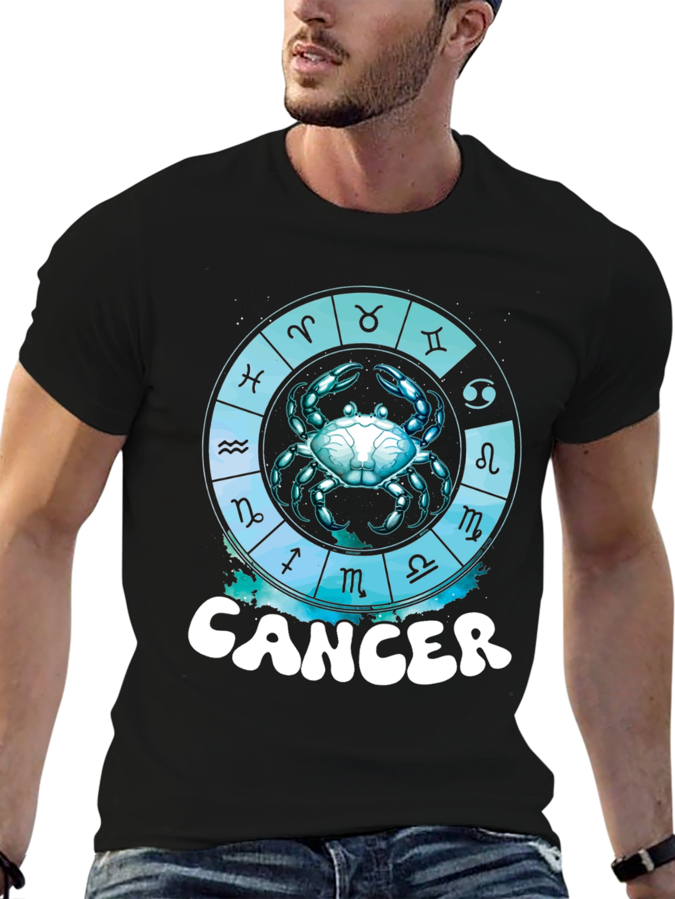 Cancer Zodiac T-Shirt - Astrology Sign Tee