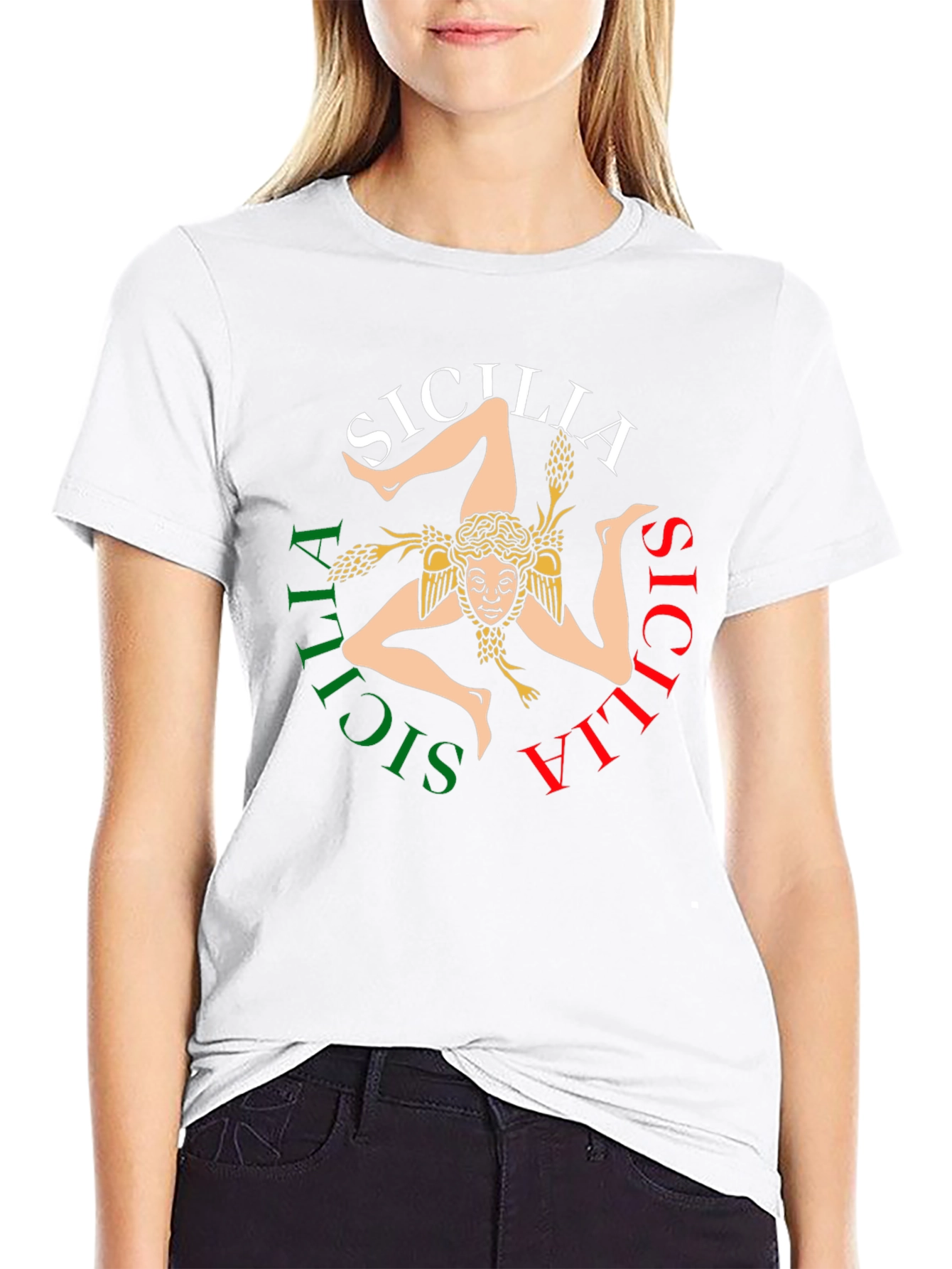 Sicilia Trinacria T-Shirt - Italian Pride!