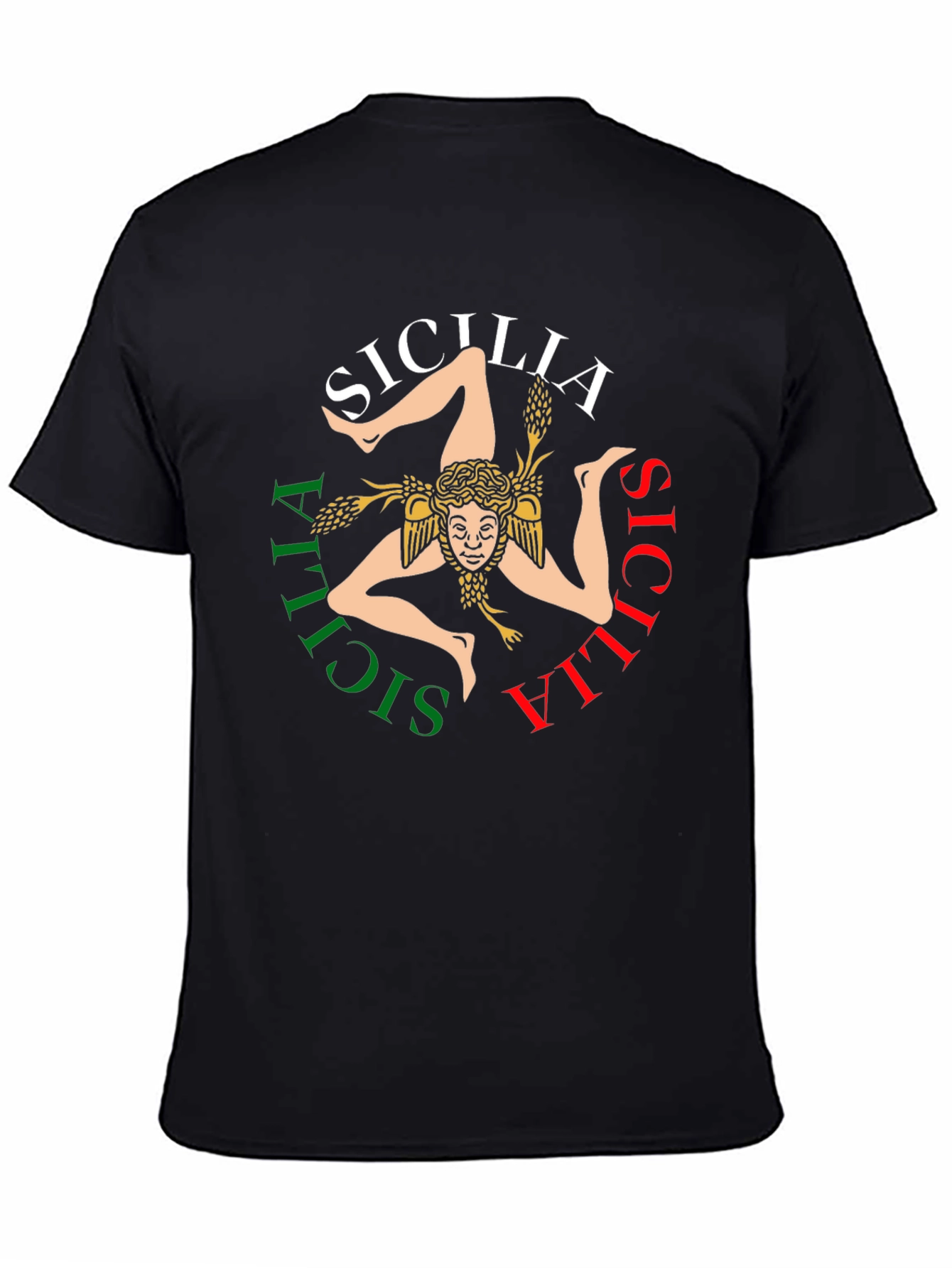 Sicilia Trinacria T-Shirt - Italian Pride!