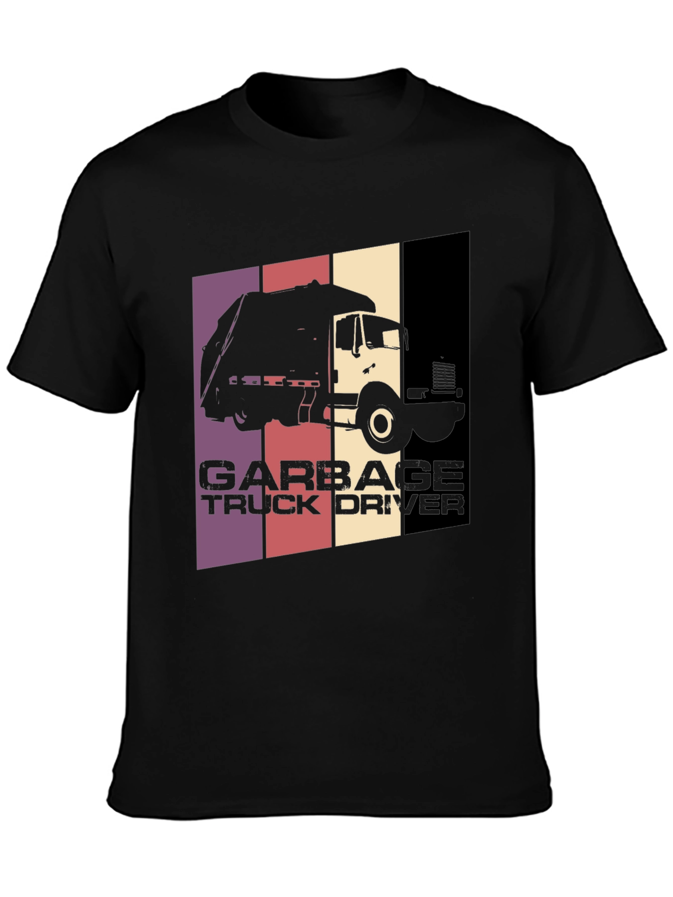 Garbage Truck Driver T-Shirt - Retro Style