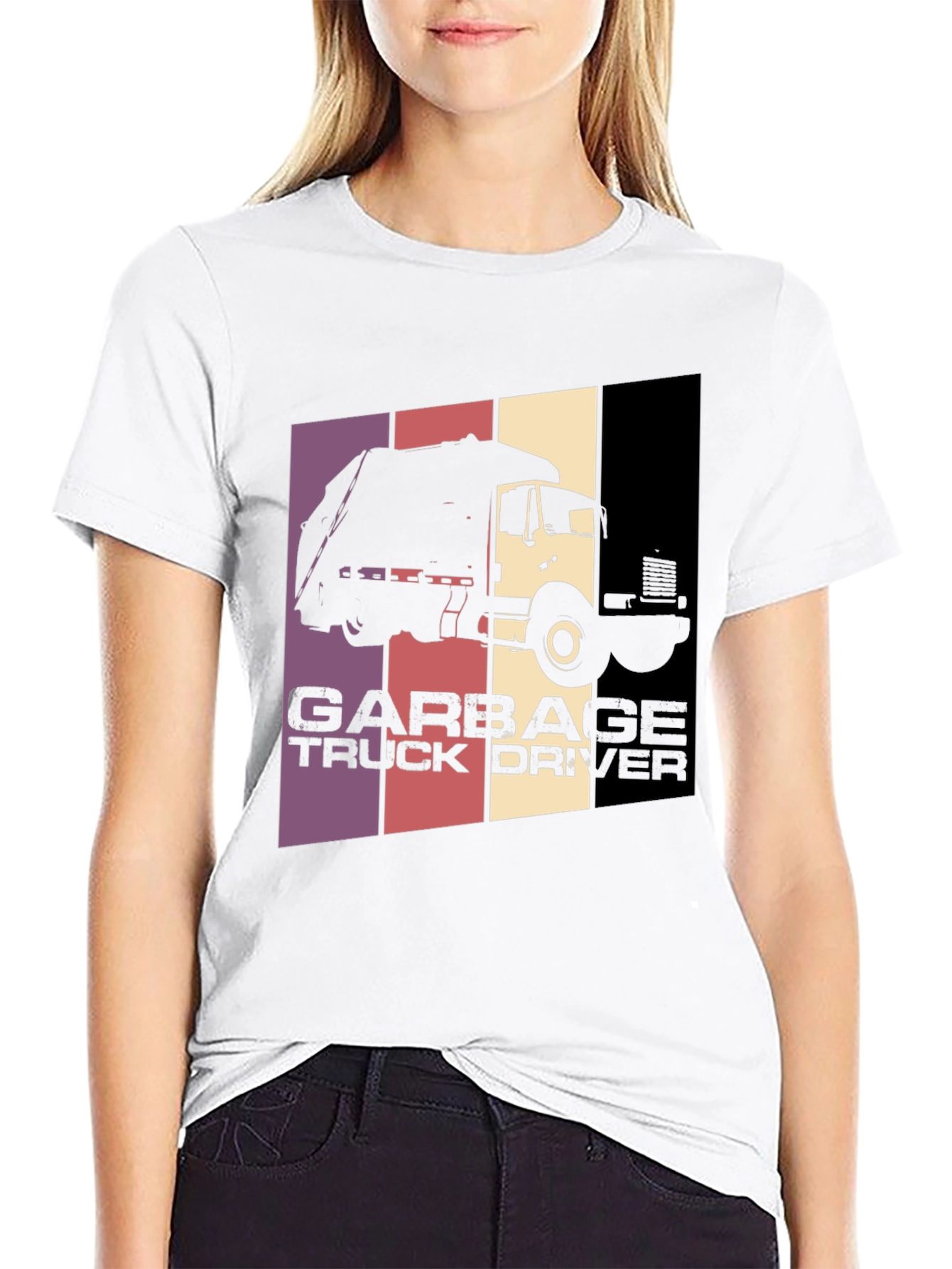 Garbage Truck Driver T-Shirt - Retro Style