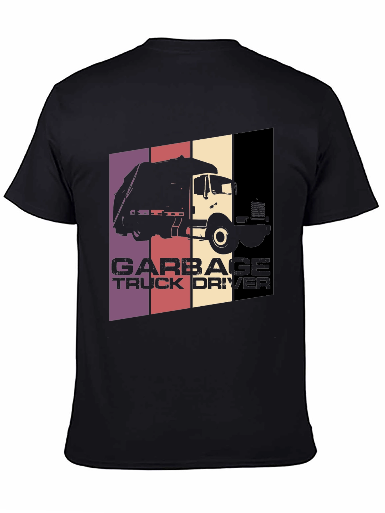 Garbage Truck Driver T-Shirt - Retro Style