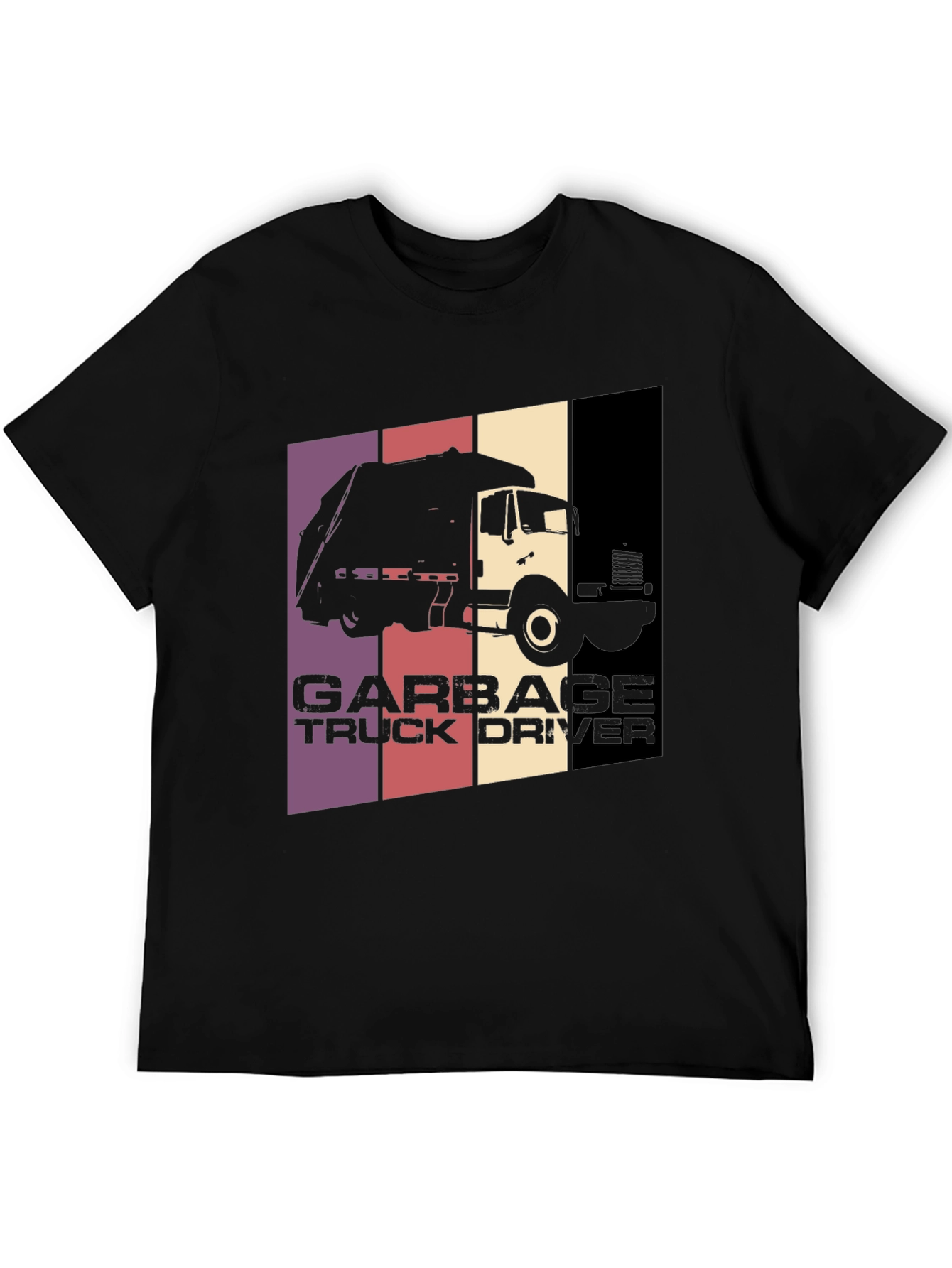 Garbage Truck Driver T-Shirt - Retro Style