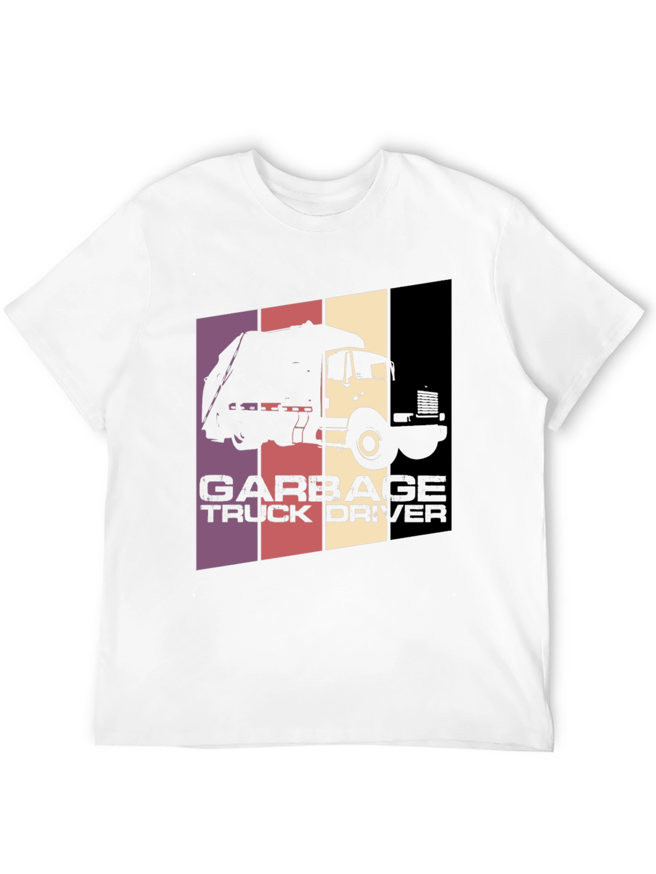Garbage Truck Driver T-Shirt - Retro Style