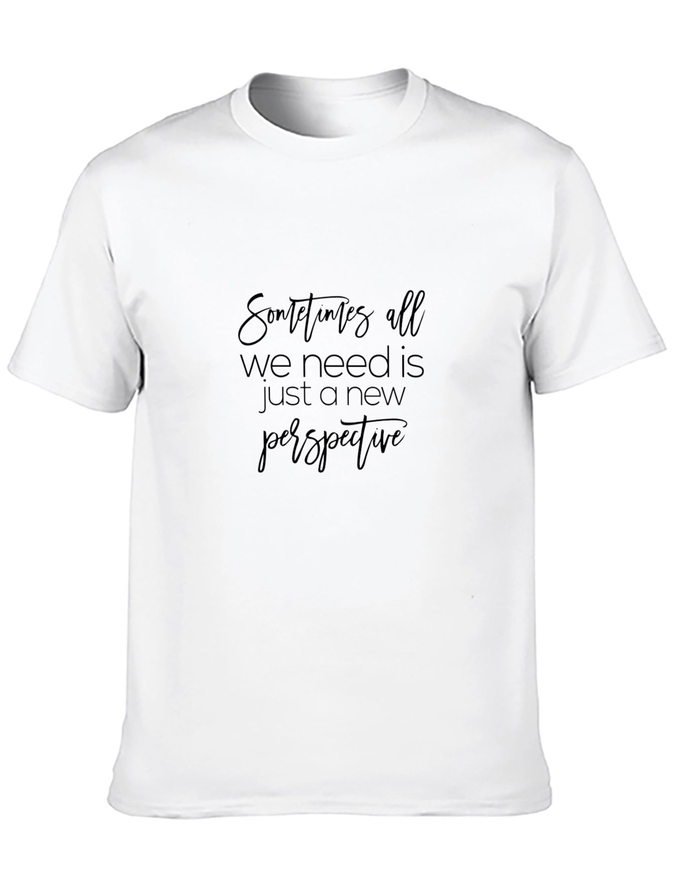 New Perspective Black T-Shirt