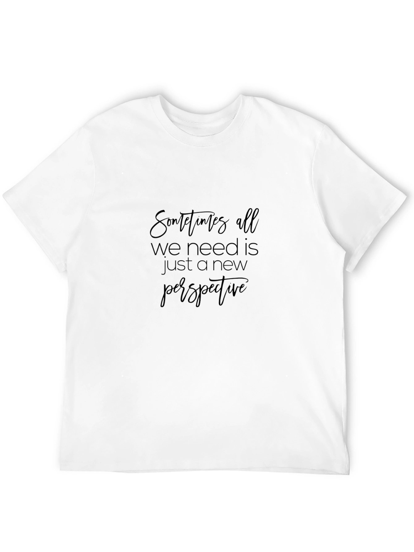 New Perspective Black T-Shirt