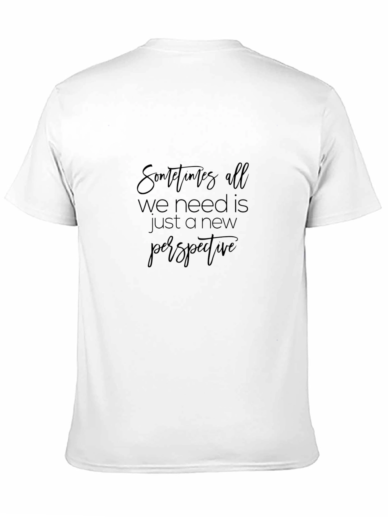 New Perspective Black T-Shirt