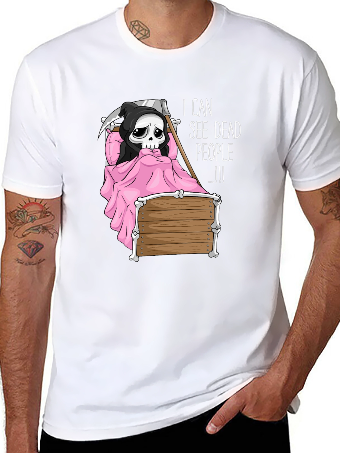I Can See Dead People Funny Graphic Tee