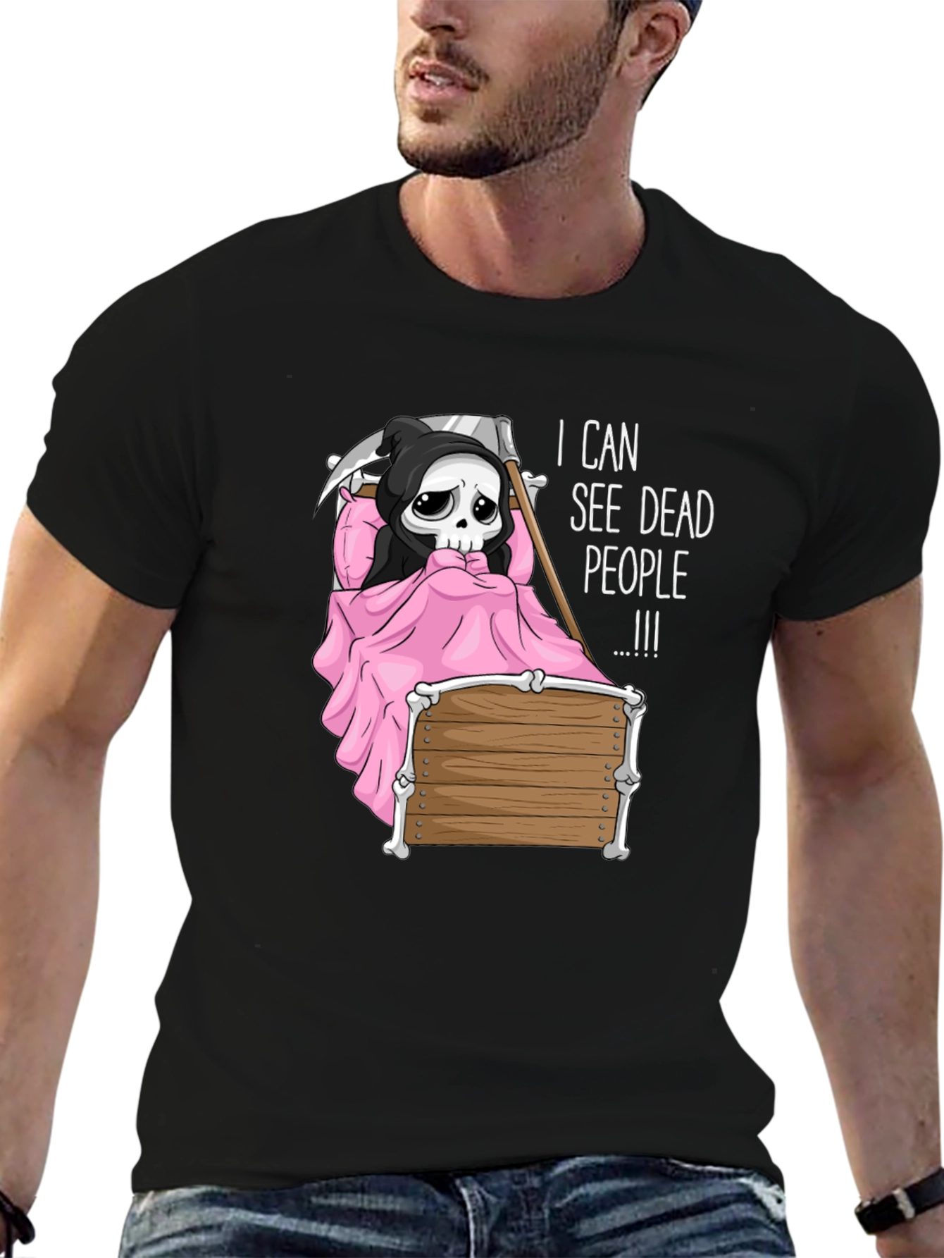 I Can See Dead People Funny Graphic Tee