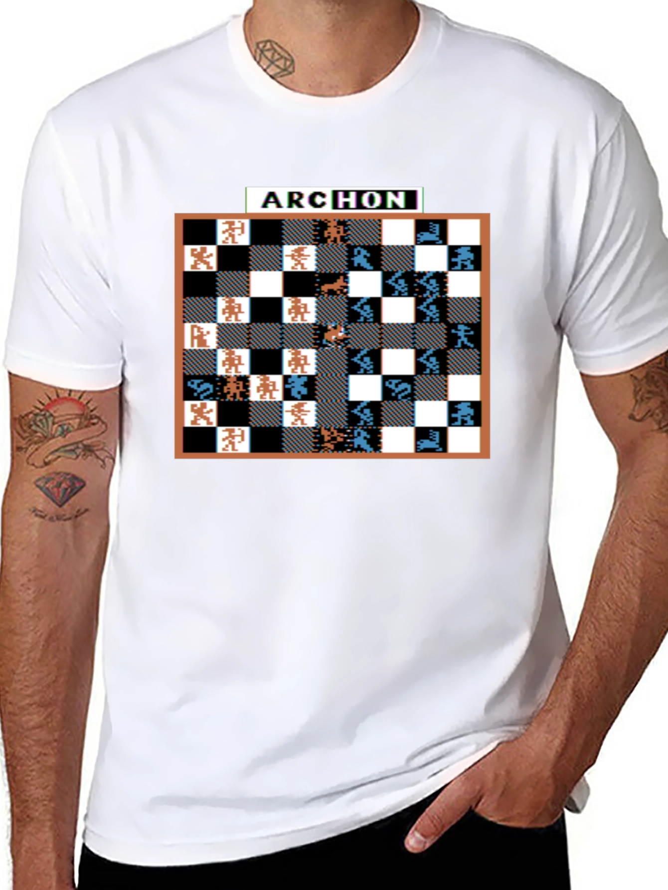 Archon Chess T-Shirt - Retro Gaming Tee