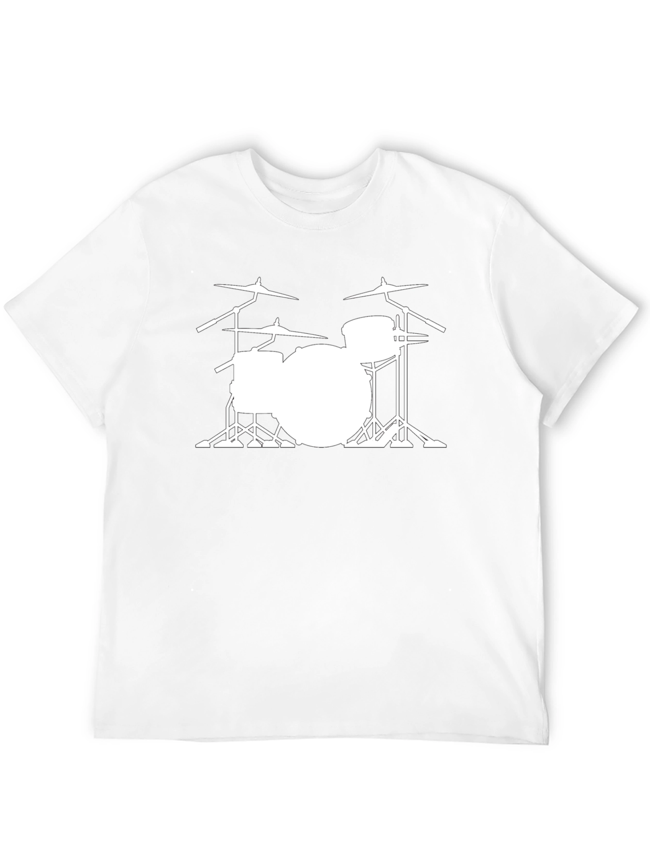 Drum Kit Graphic T-Shirt - Black