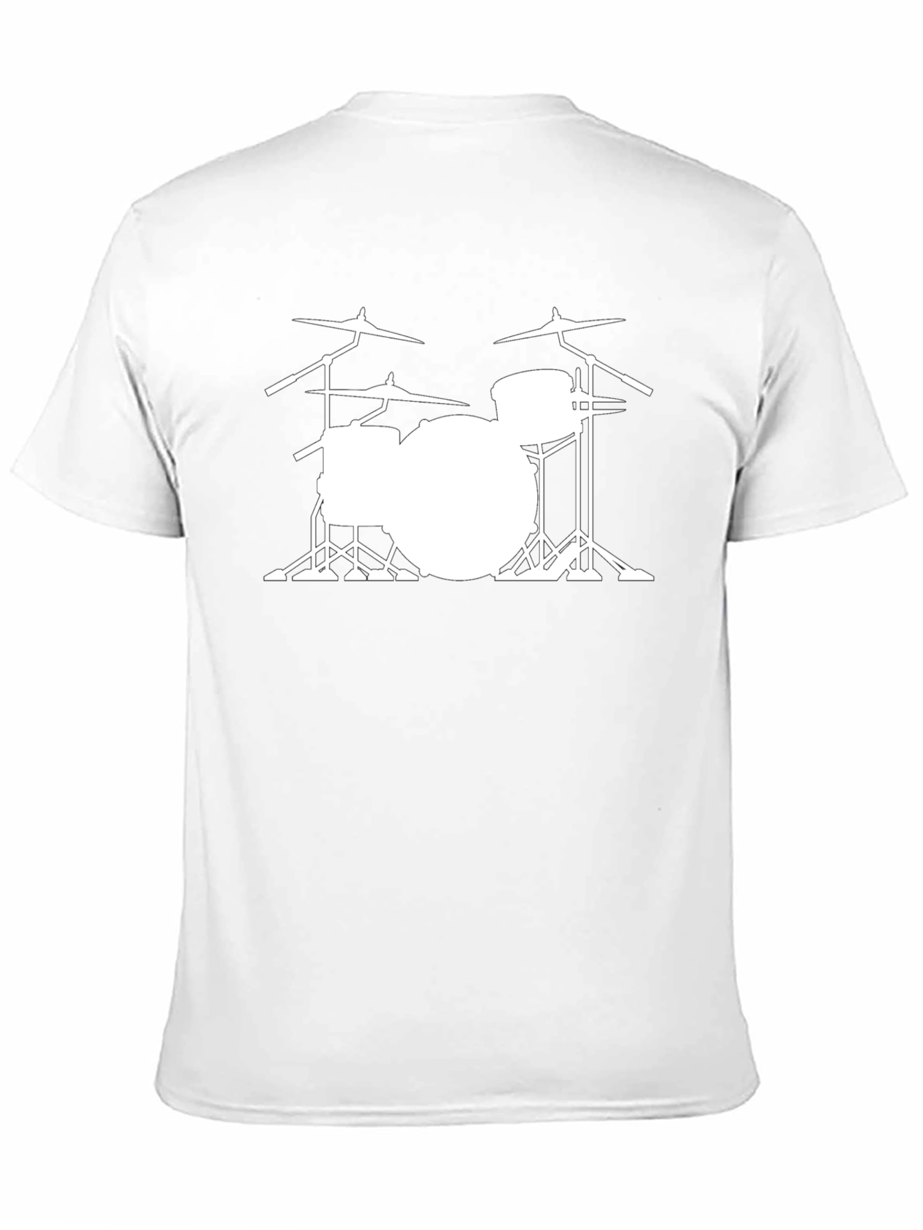 Drum Kit Graphic T-Shirt - Black