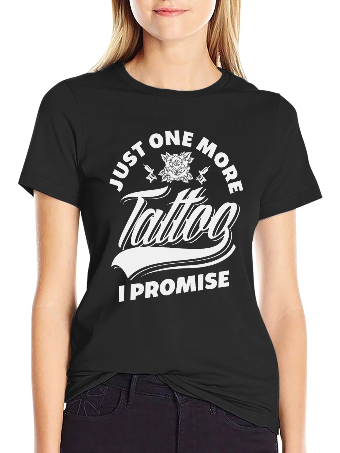 Just One More Tattoo T-Shirt - Black