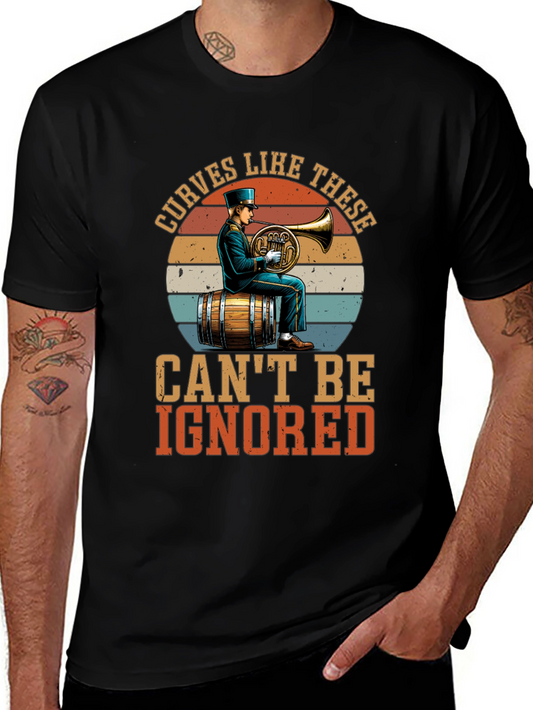 Curves Like These T-Shirt - Horn Player Design
