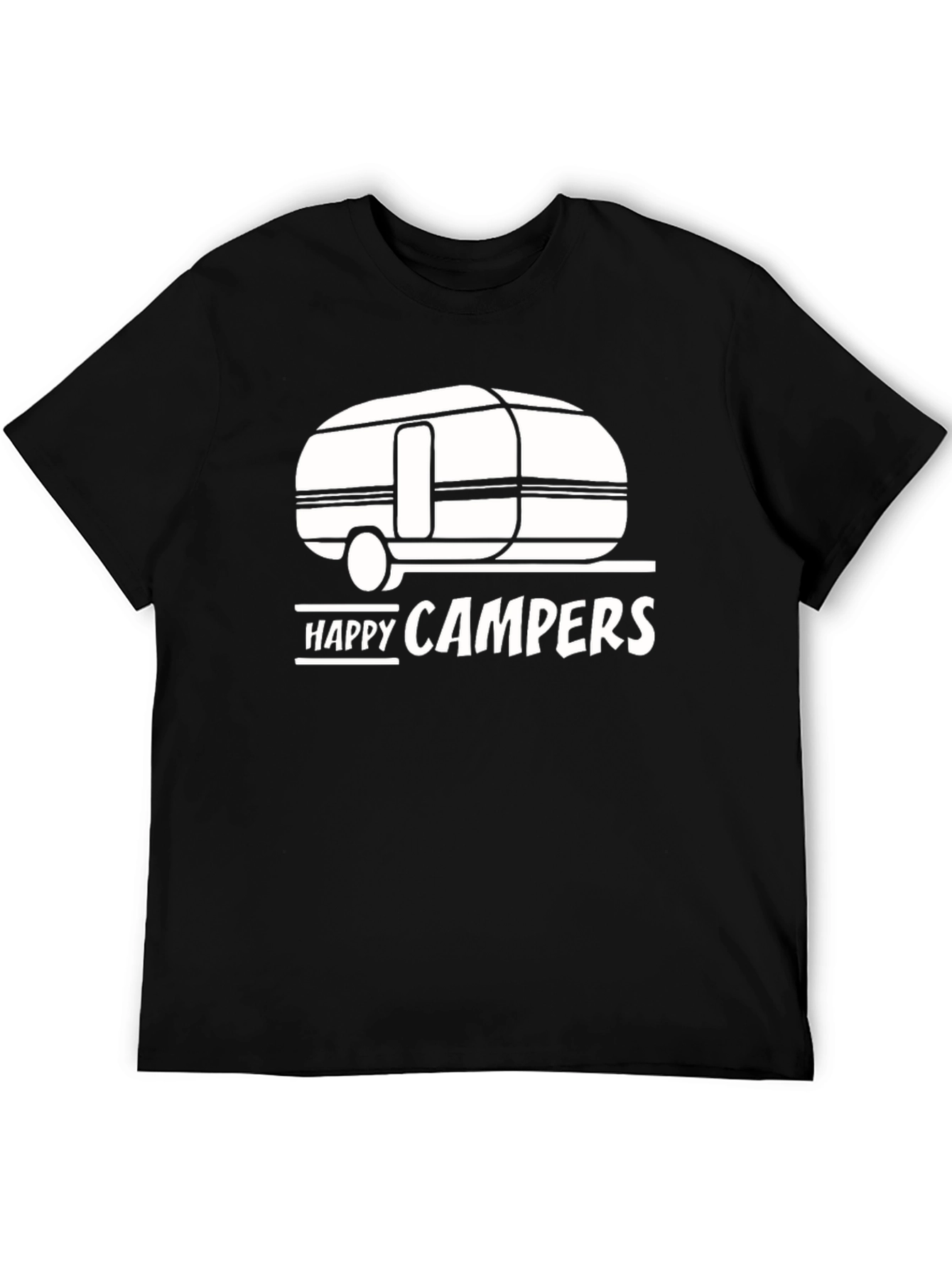 Happy Campers Graphic T-Shirt - Camping Tee