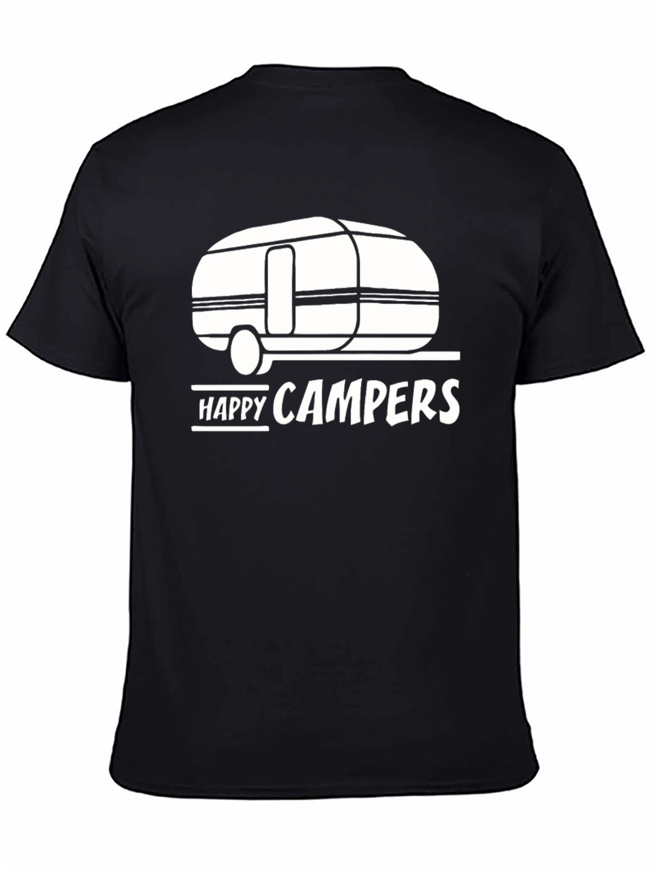 Happy Campers Graphic T-Shirt - Camping Tee