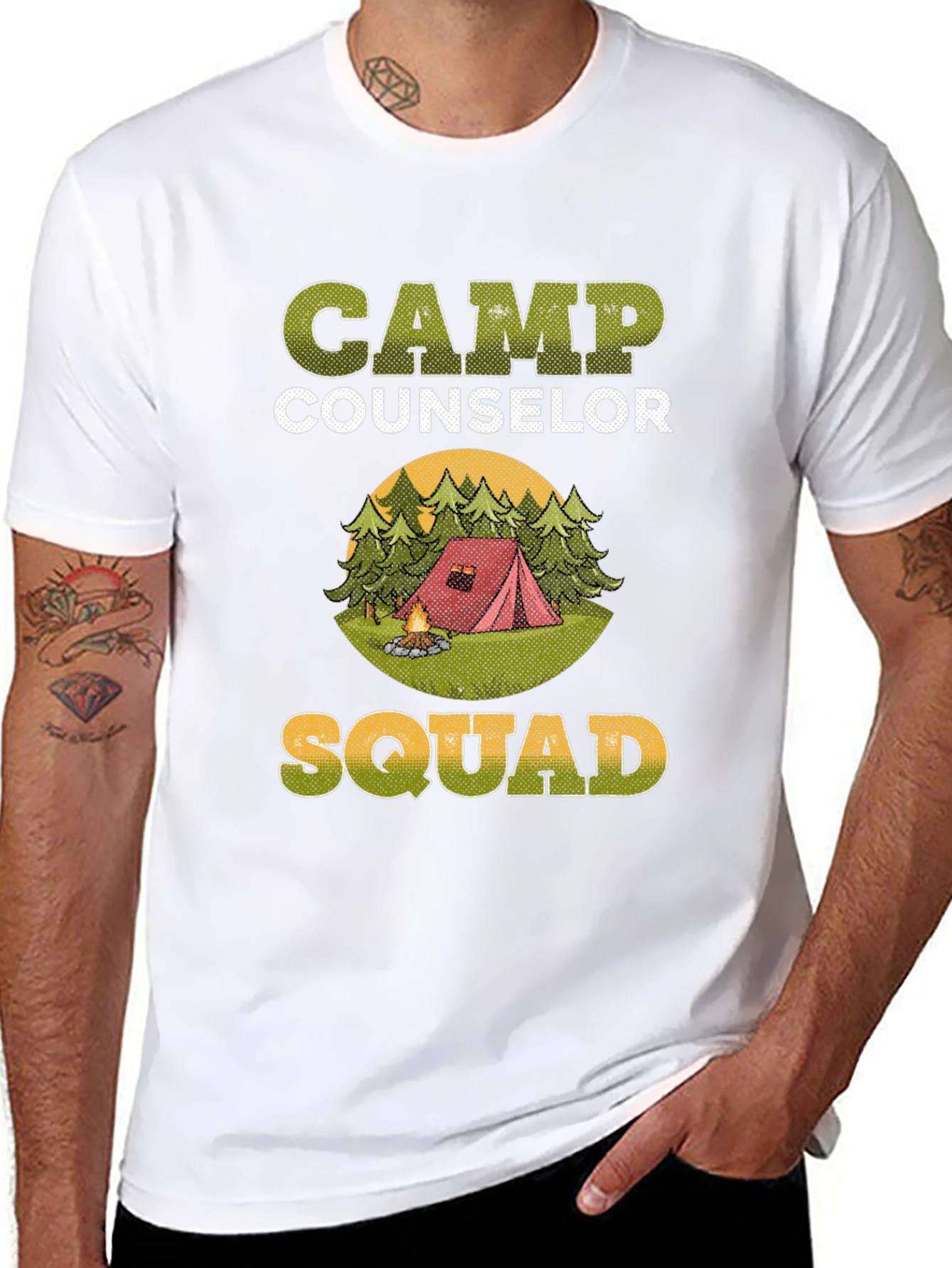 Camp Counselor Squad T-Shirt Camping Adventure Tee