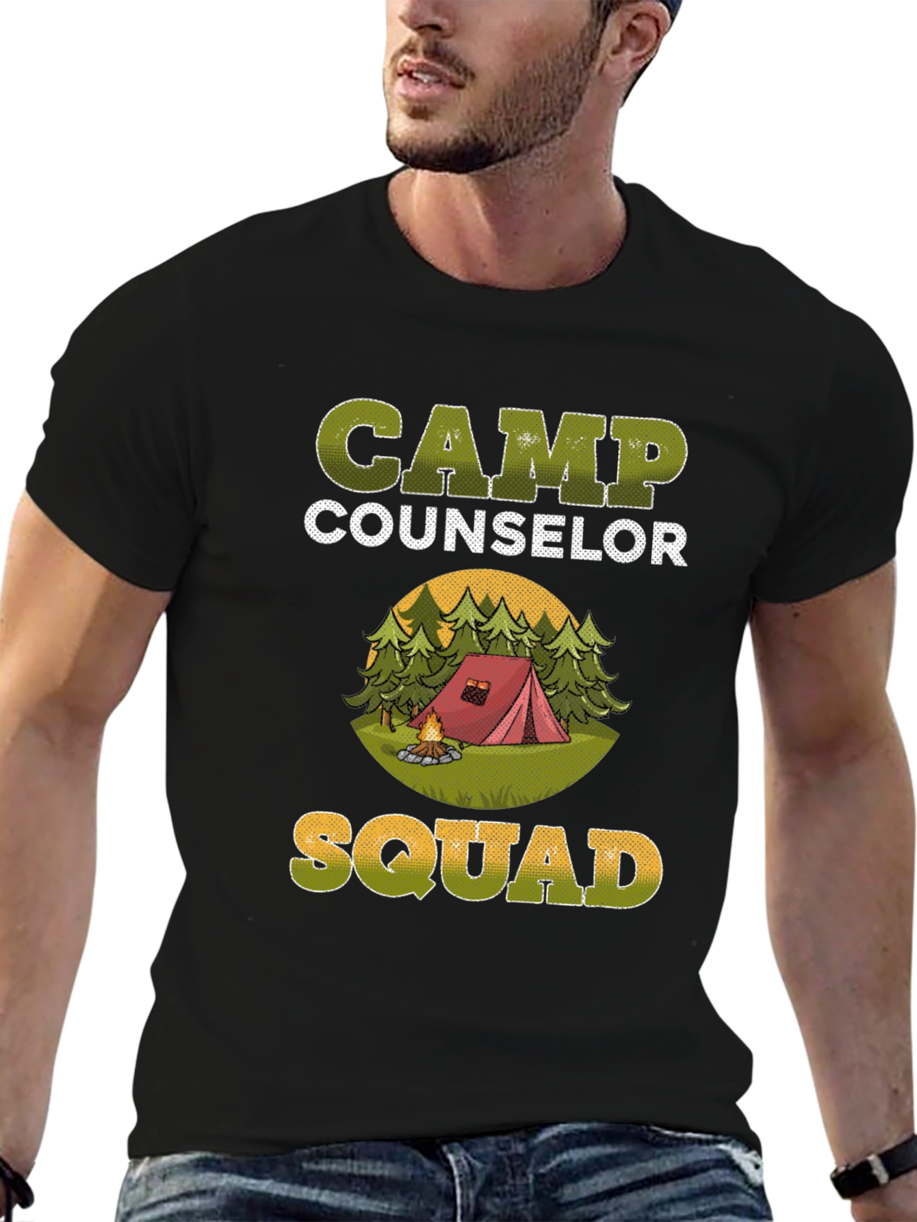 Camp Counselor Squad T-Shirt Camping Adventure Tee