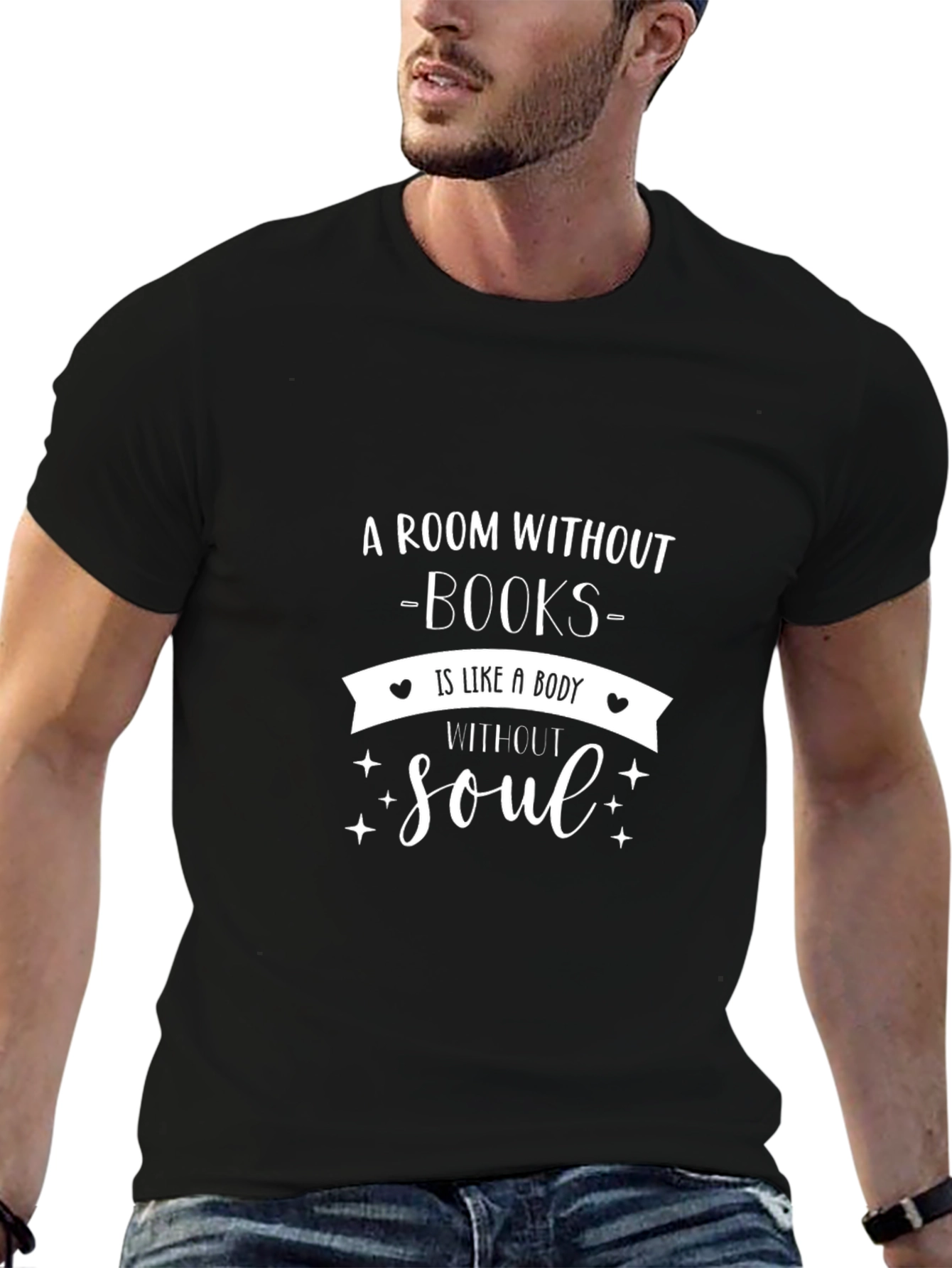 A Room Without Books T-Shirt - Soulful Reader Tee