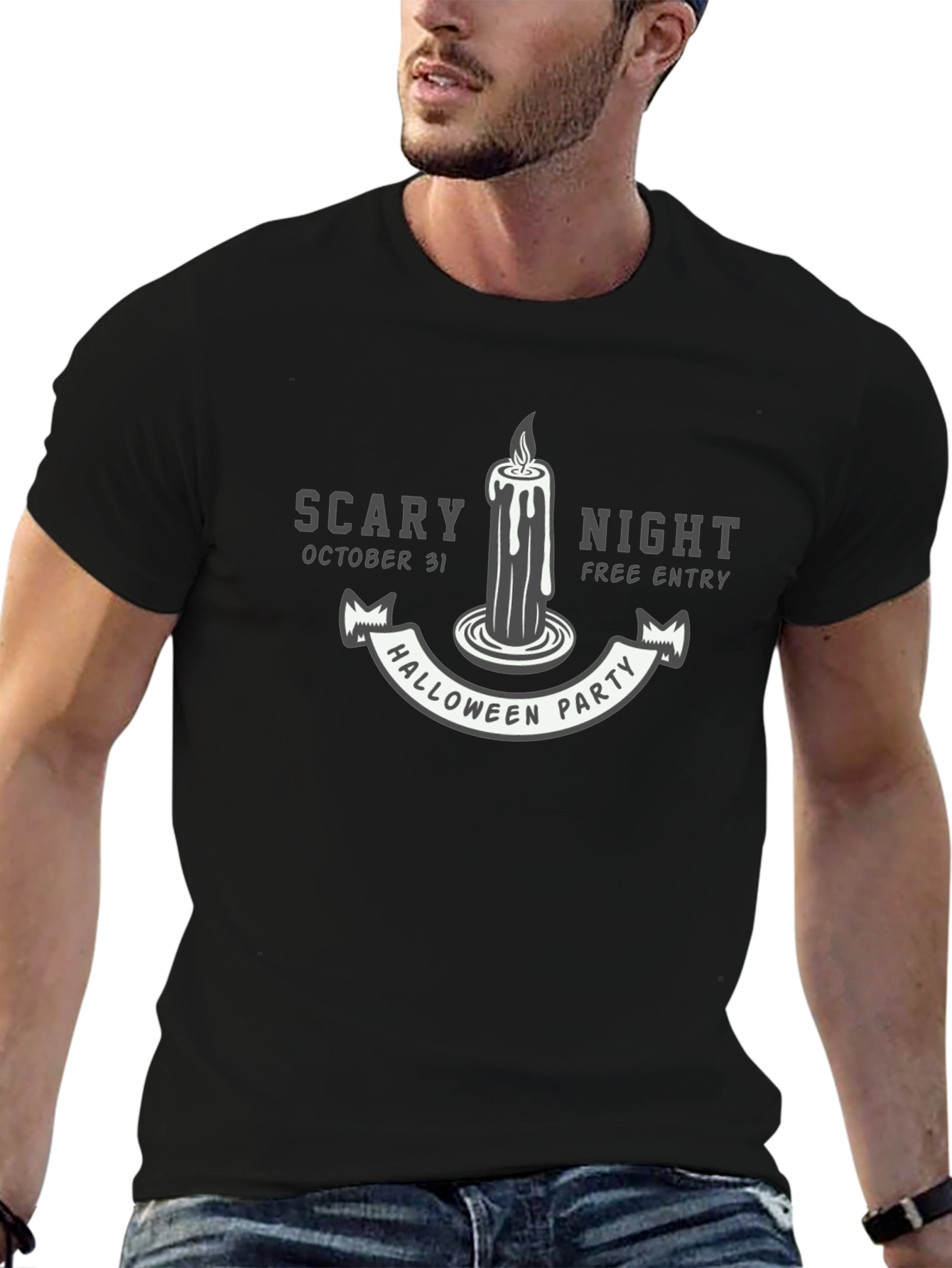 Scary Night Halloween Party T-Shirt - October 31
