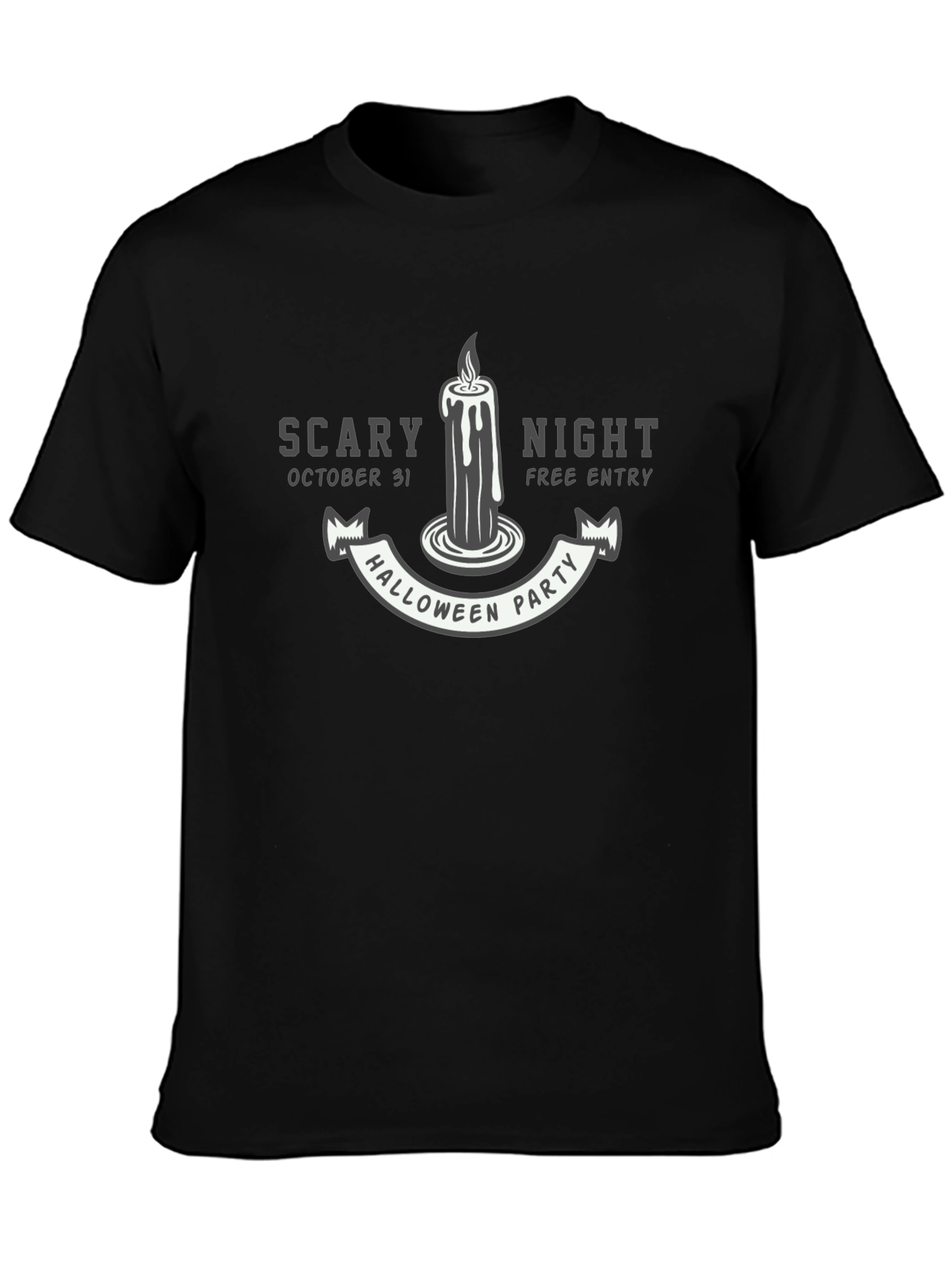 Scary Night Halloween Party T-Shirt - October 31