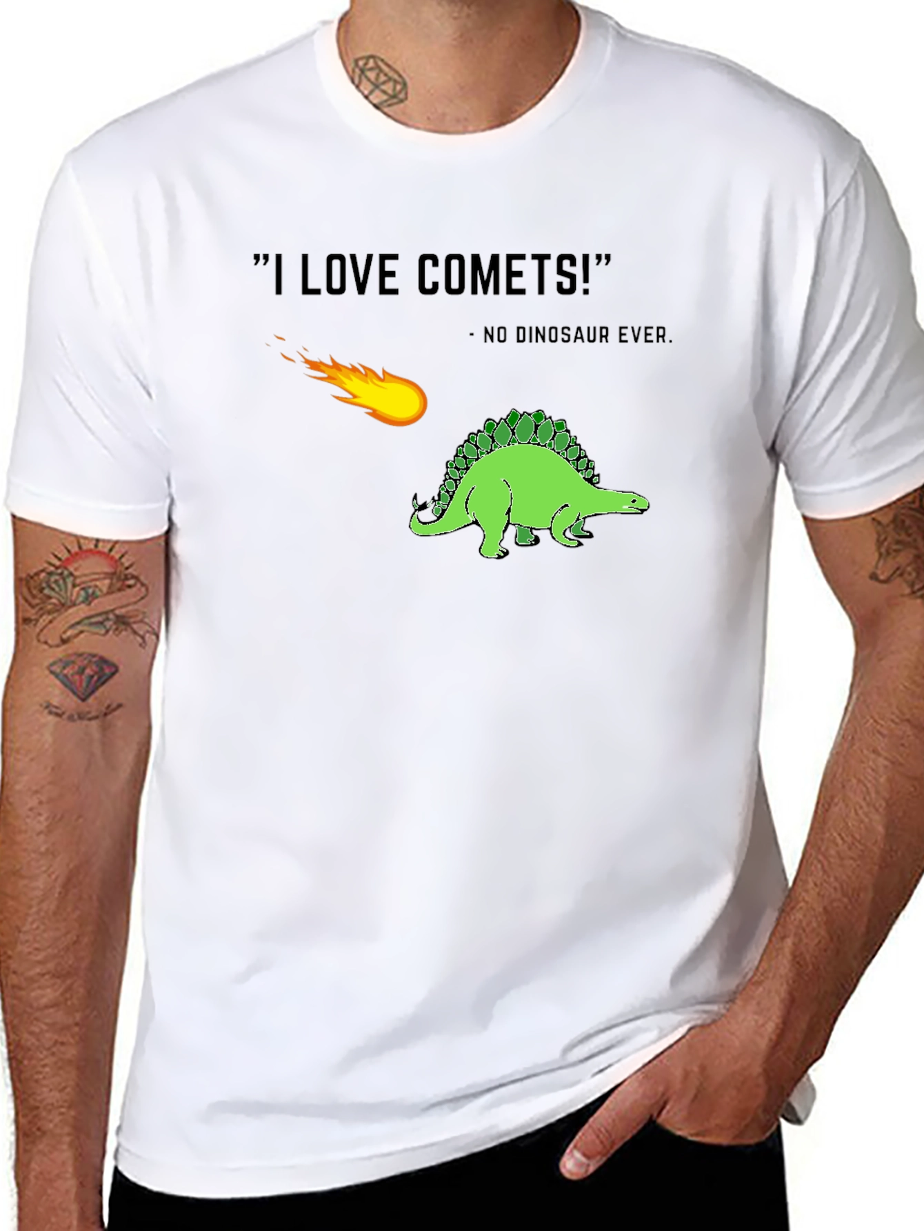 Dinosaur Comet T-Shirt - No Dinosaur Ever!