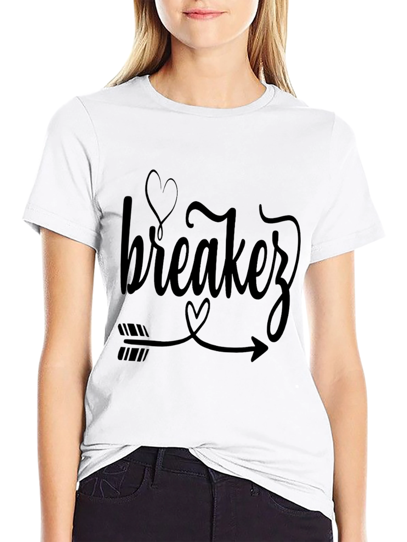 Heartbreaker Arrow Graphic Tee - Black