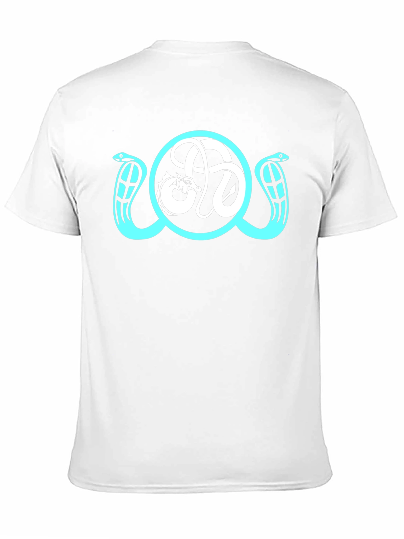 Dragon & Snake Emblem T-Shirt - Black