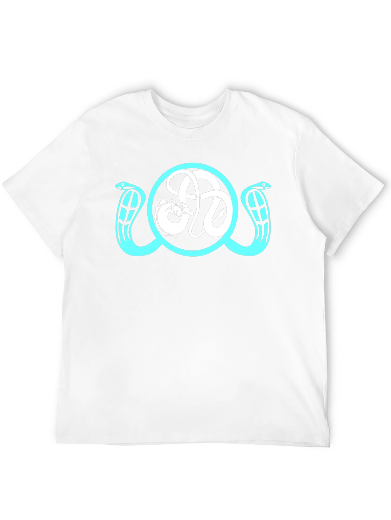 Dragon & Snake Emblem T-Shirt - Black