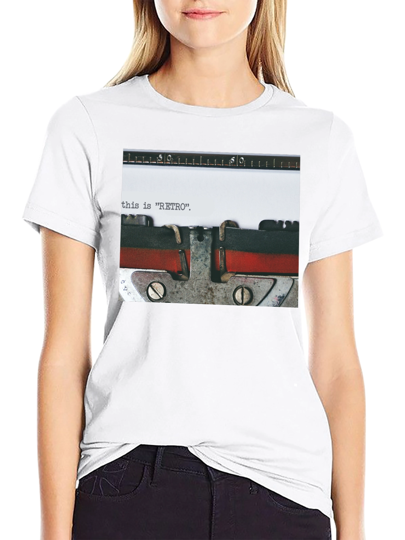 Retro Typewriter T-Shirt