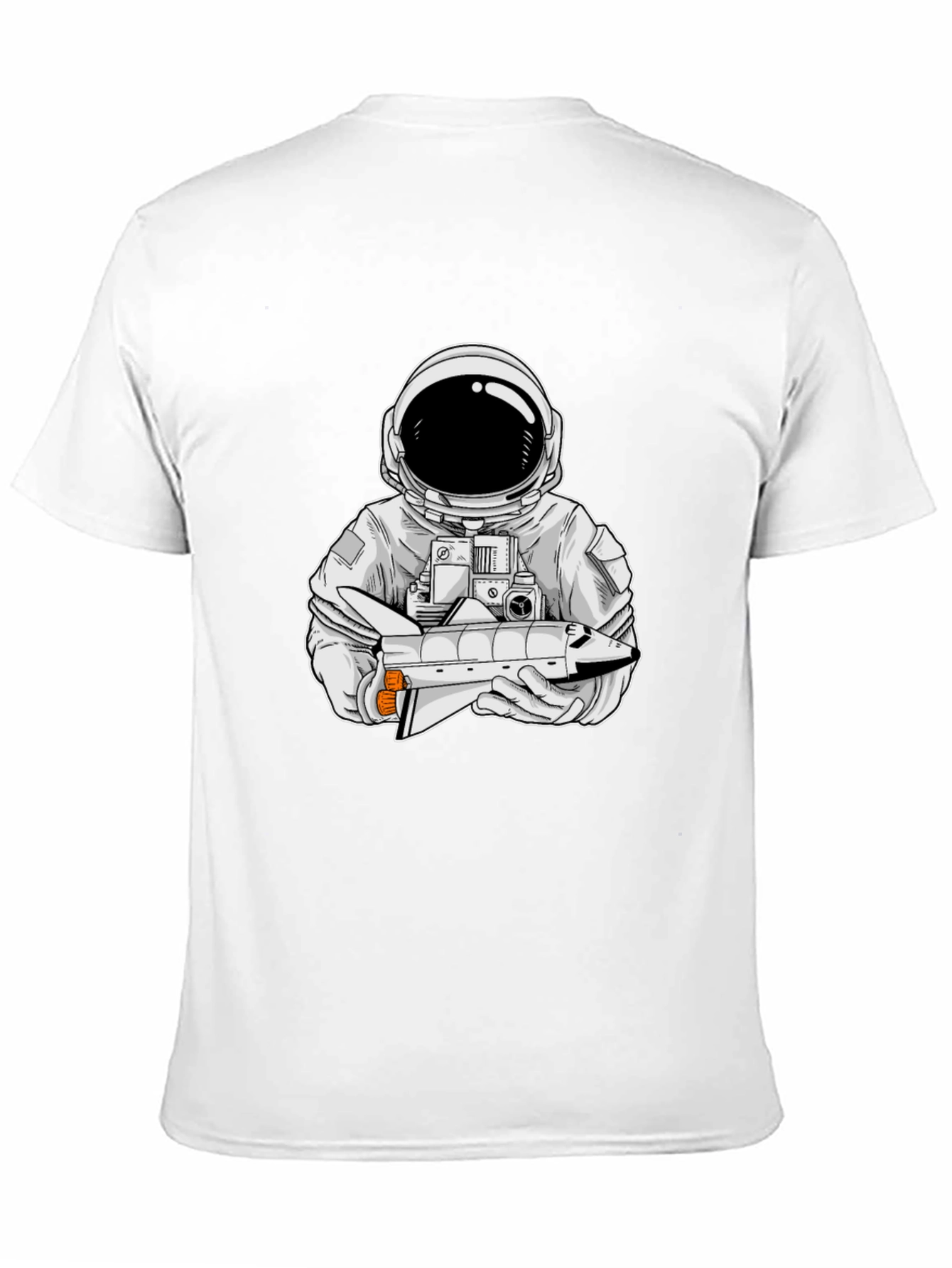 Astronaut Space Shuttle Graphic T-Shirt