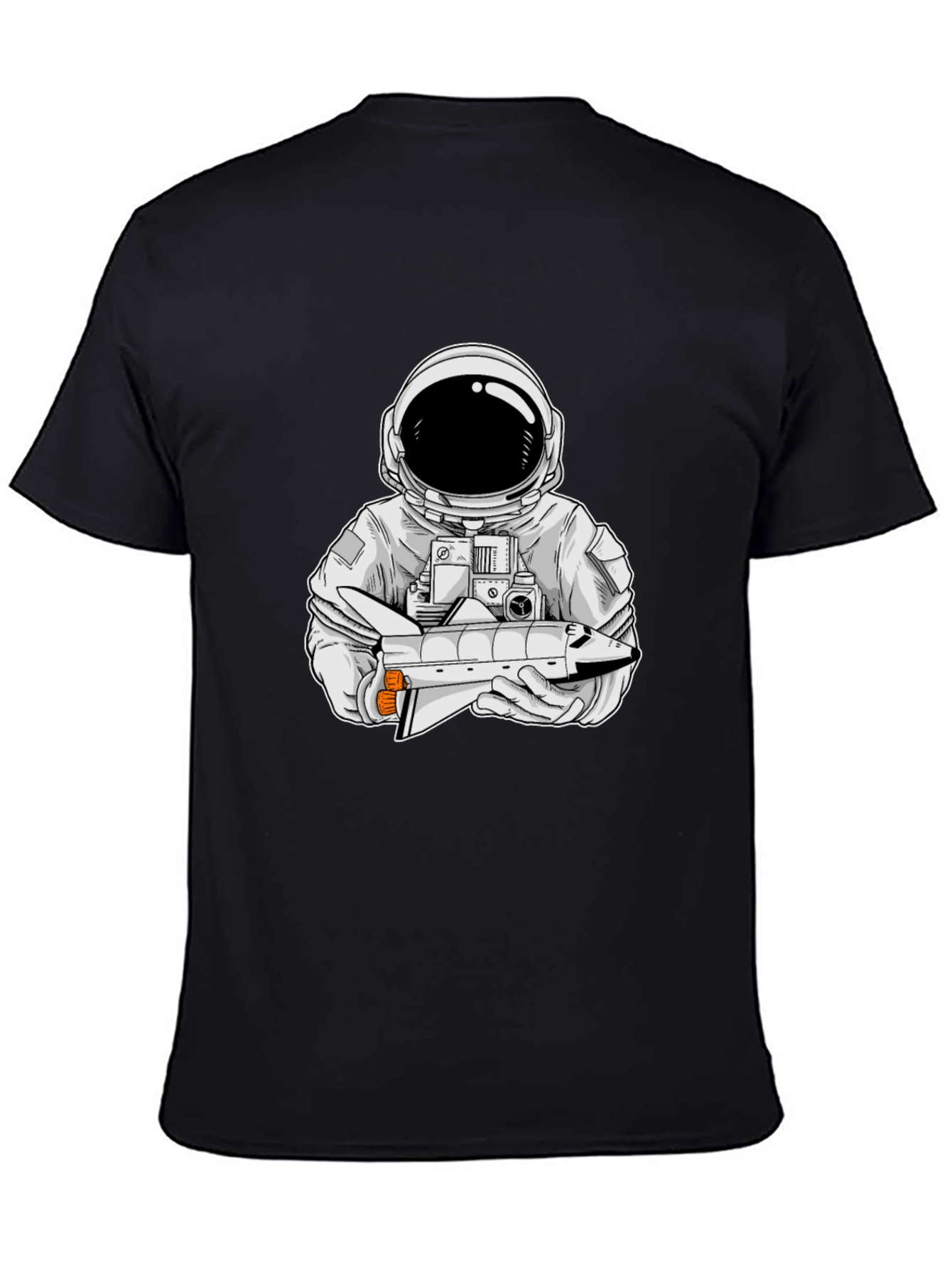 Astronaut Space Shuttle Graphic T-Shirt