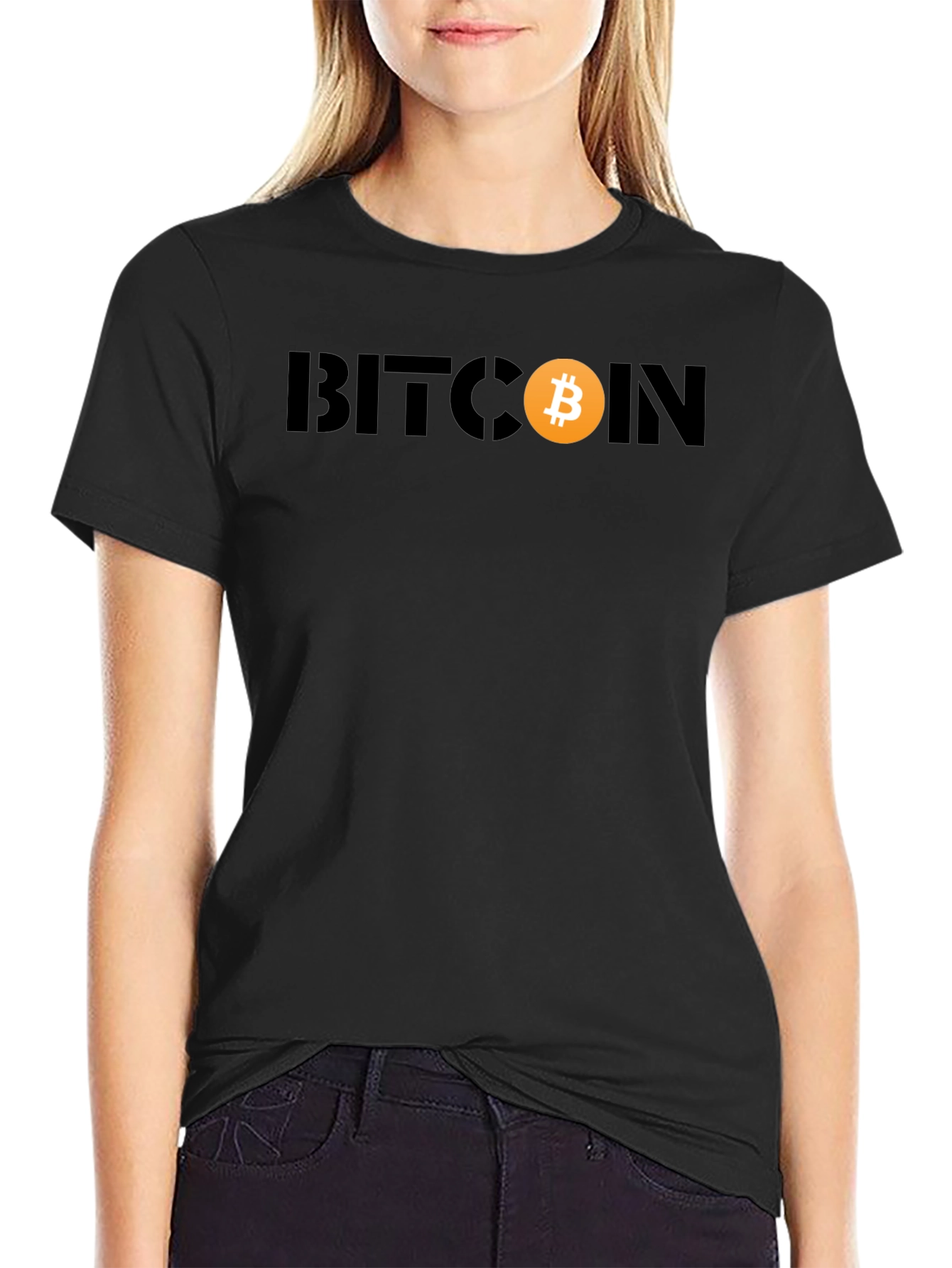 Bitcoin Crypto Black Tee