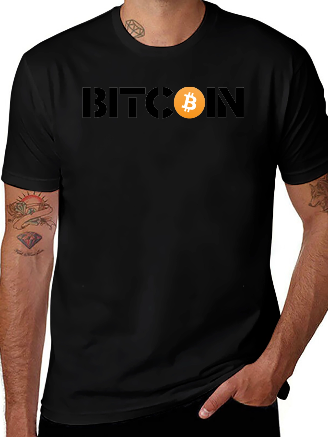 Bitcoin Crypto Black Tee