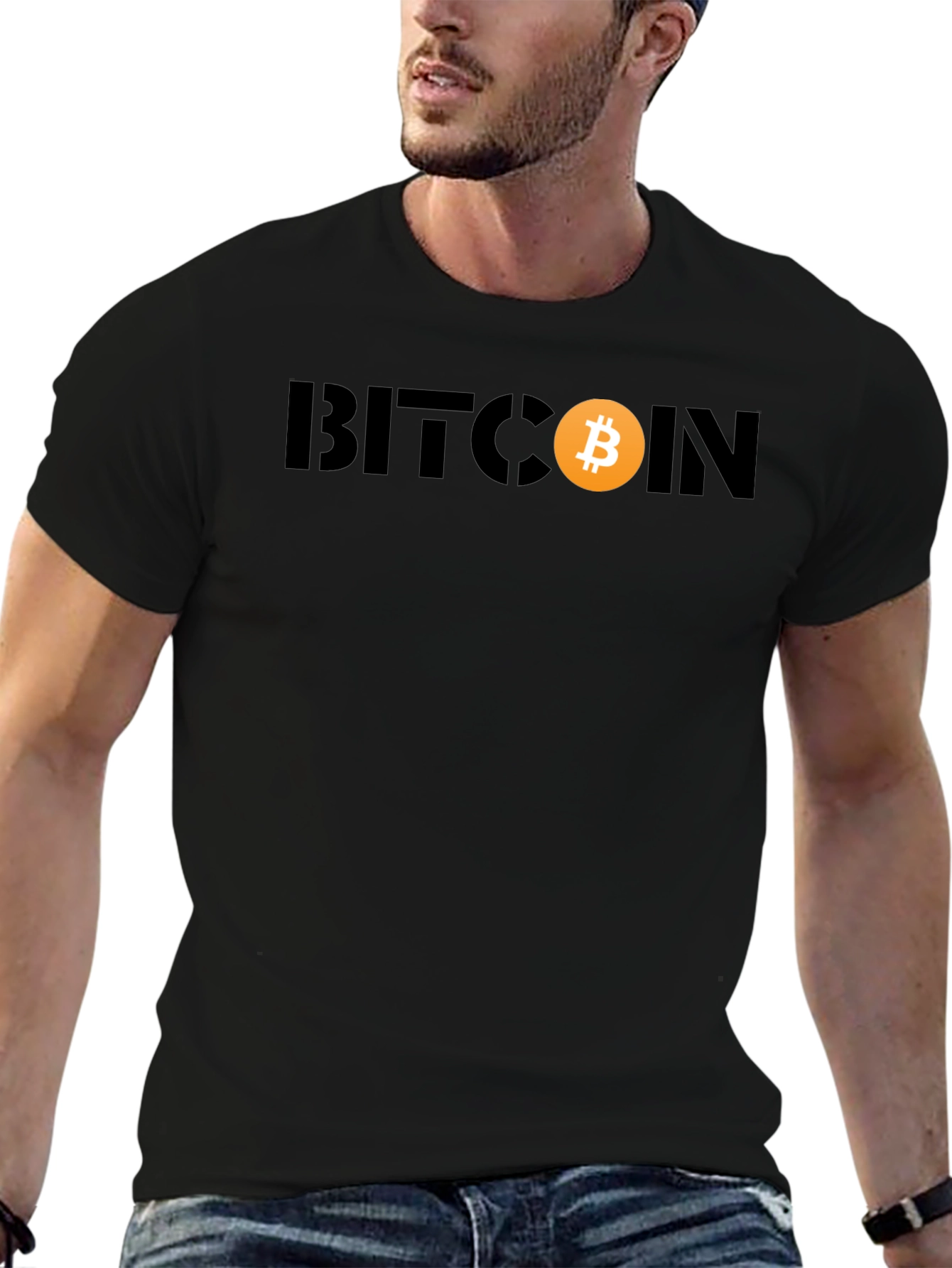Bitcoin Crypto Black Tee