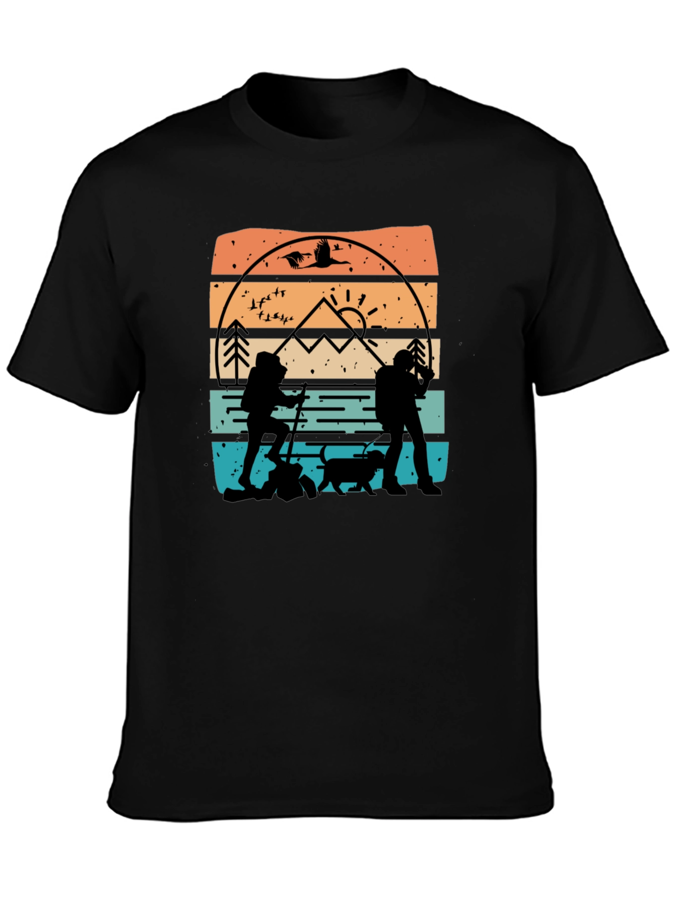 Nature Hiking Graphic T-Shirt