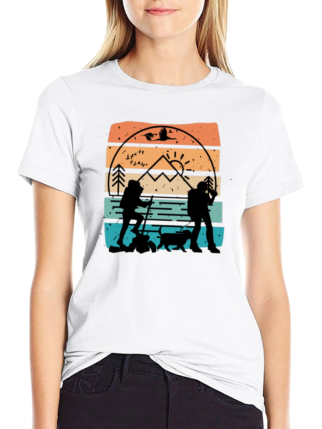 Nature Hiking Graphic T-Shirt