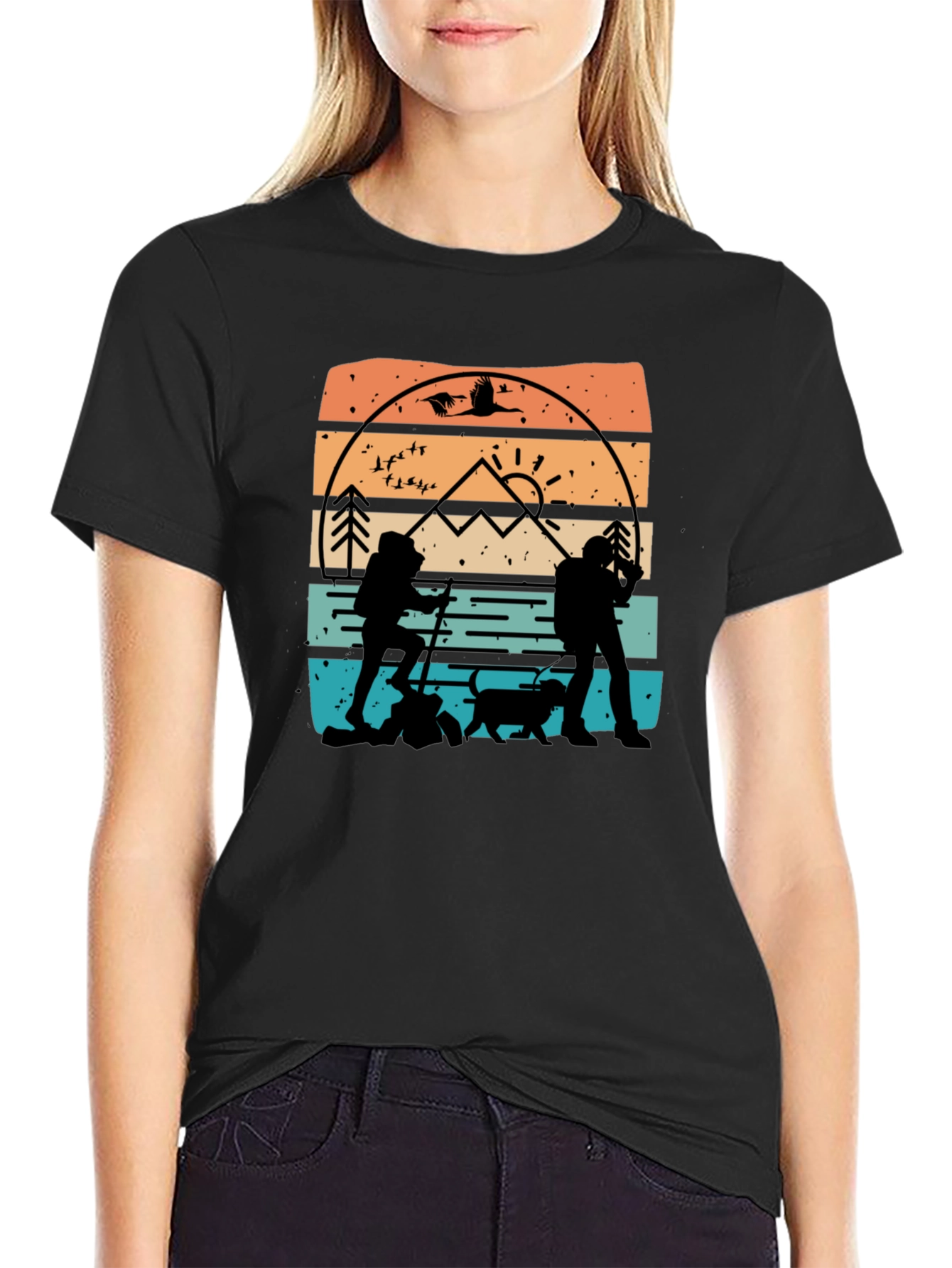 Nature Hiking Graphic T-Shirt