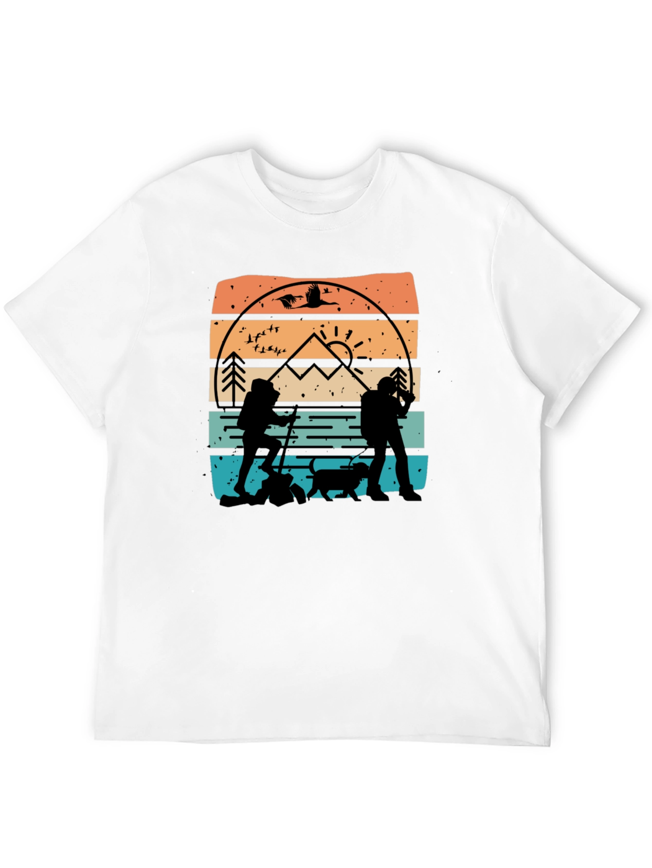 Nature Hiking Graphic T-Shirt