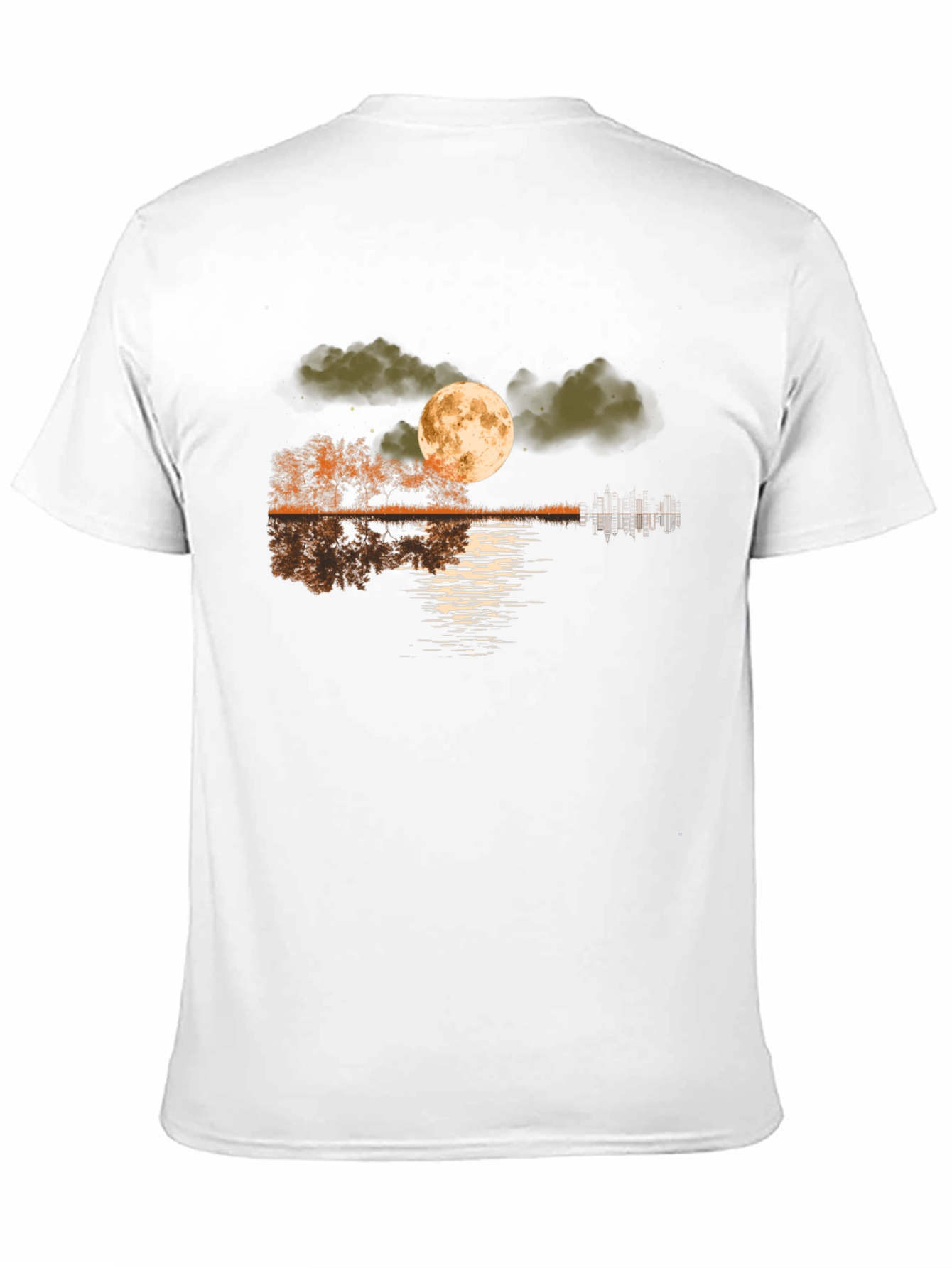 Moonlit Lake Graphic Tee - Black
